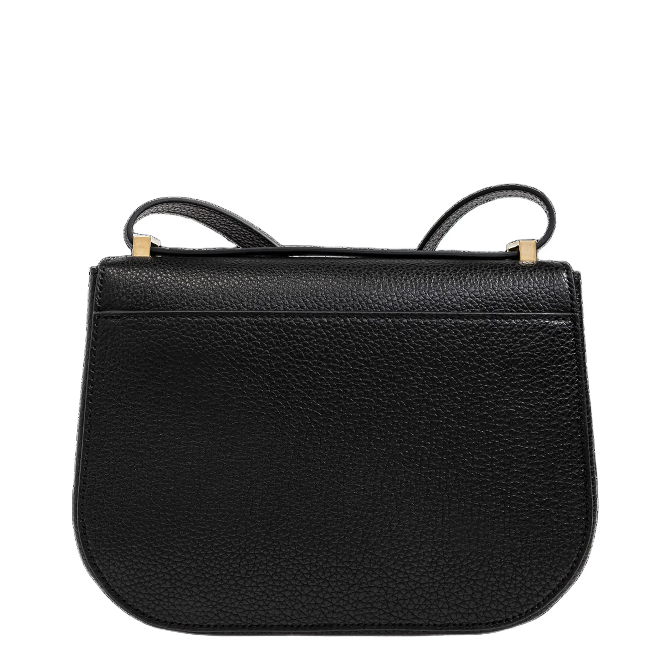 Double Gancini Shoulder Bag in Black