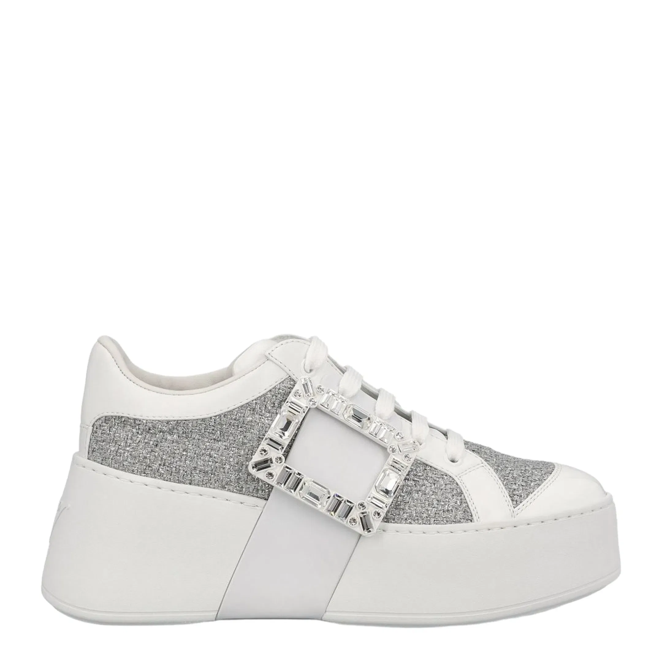 Skate Sneakers in Lurex