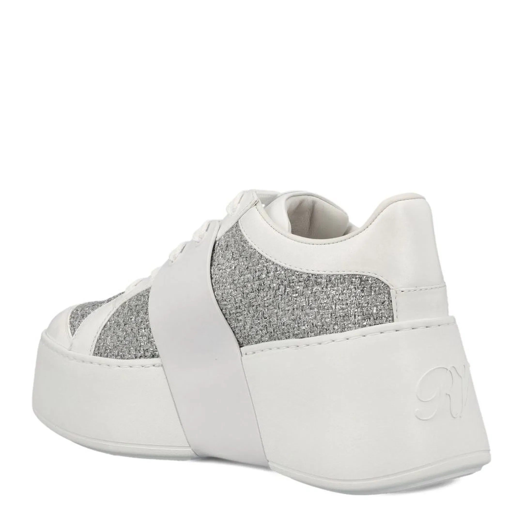 Skate Sneakers in Lurex