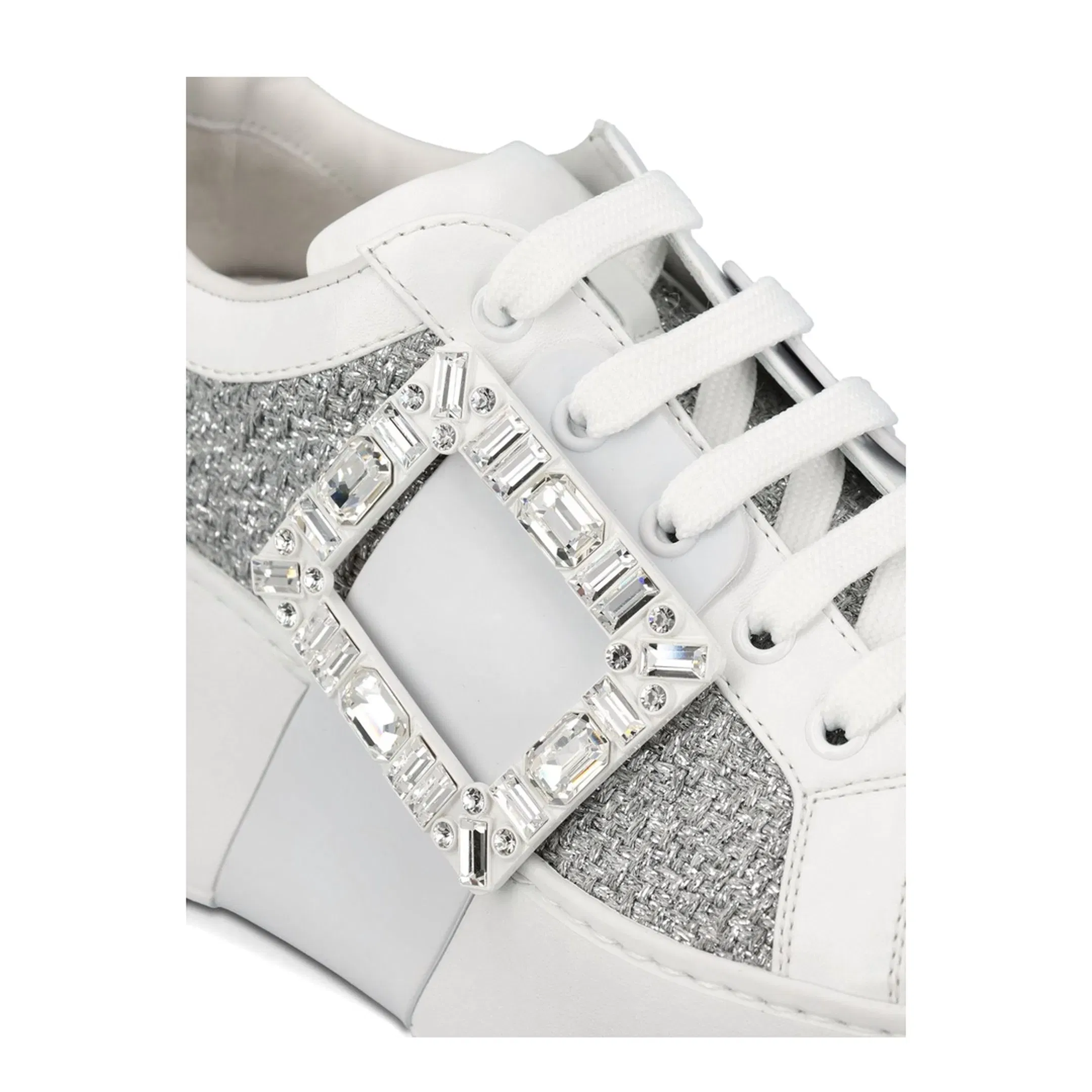 Skate Sneakers in Lurex