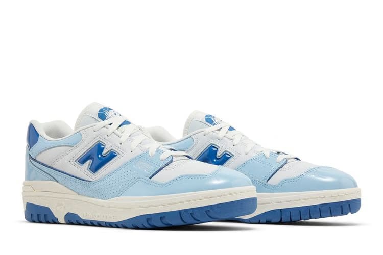 New Balance 550 Chrome Blue Patent
