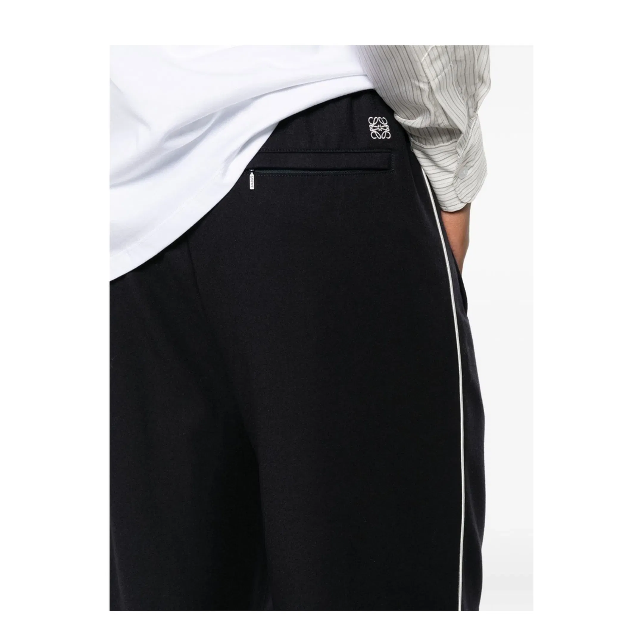 Wool Drawstring Trousers