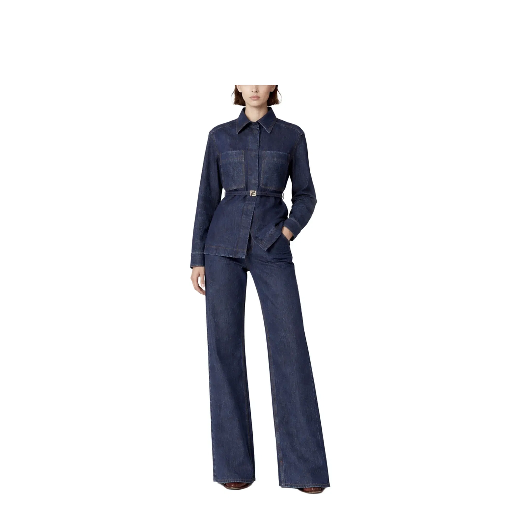 Long Jeans Denim Blue