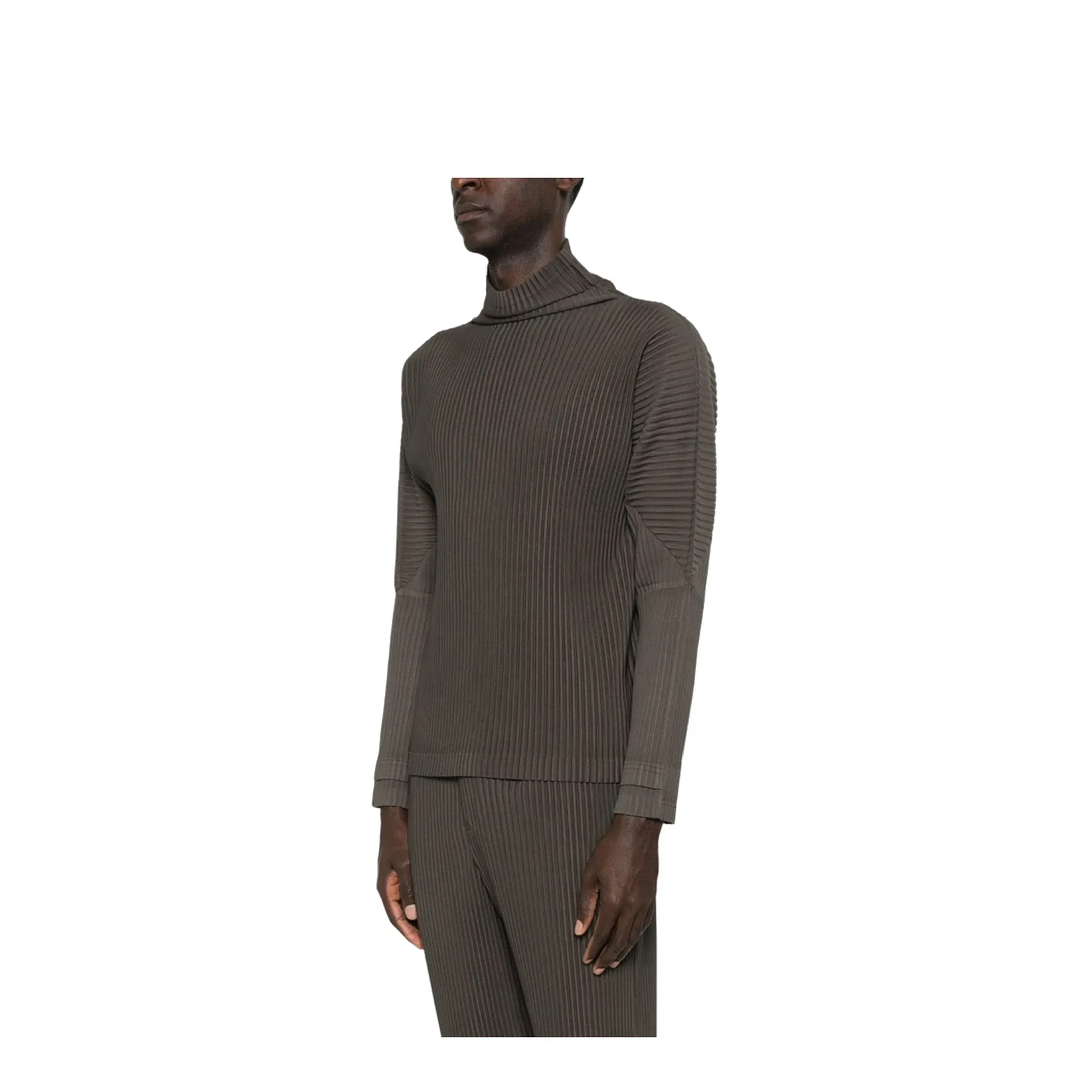 Plisse Knit Sweater