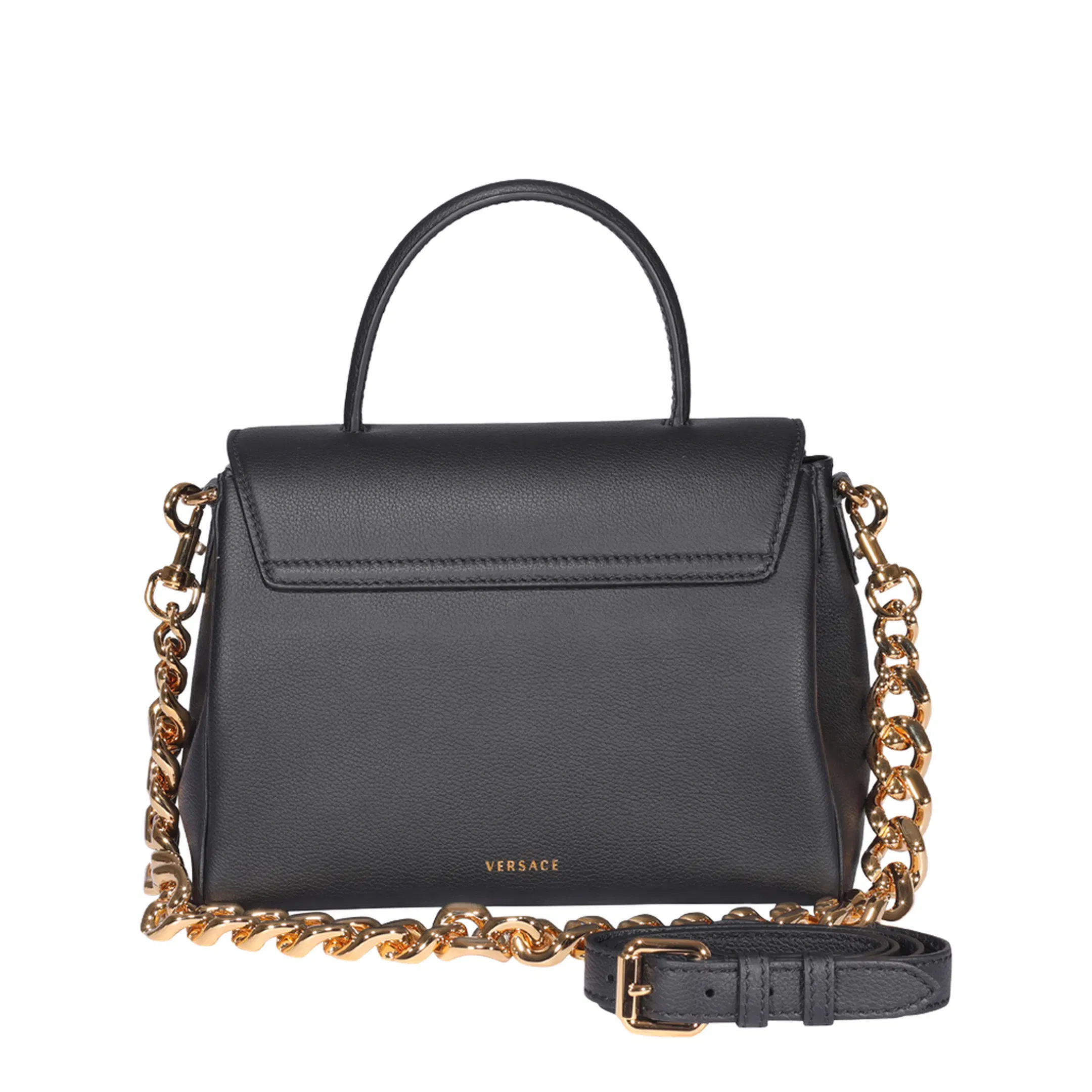 La Medusa Leather Handbag