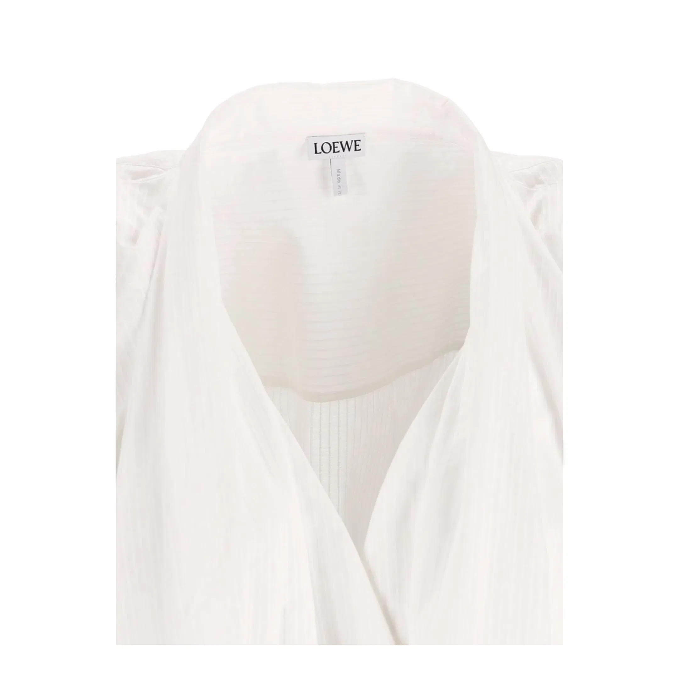 Draped Cotton Dress