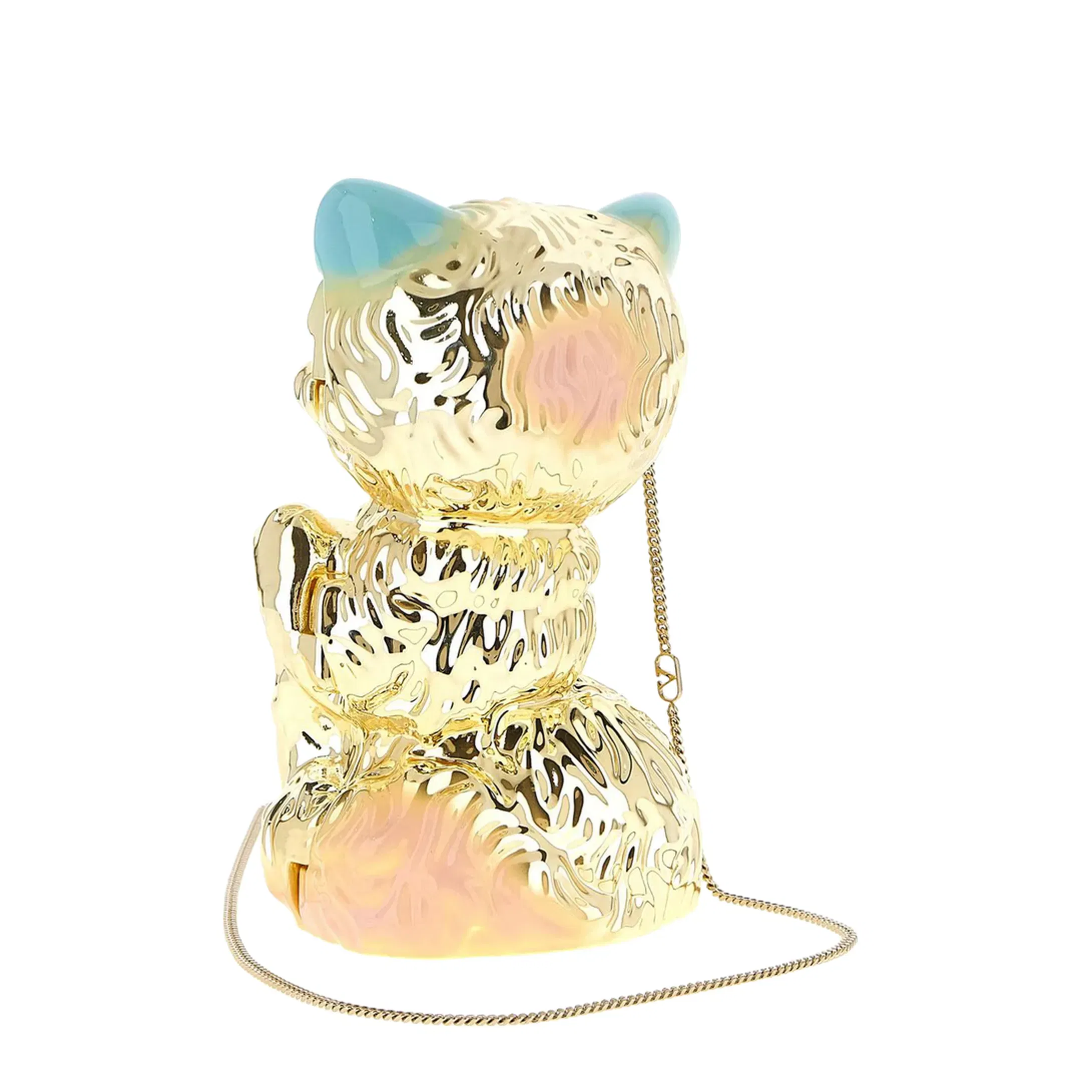 Minaudière with Hand-Painted Le Chat de La Maison Details