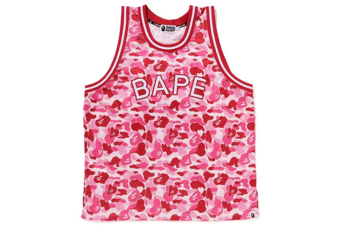BAPE ABC Camo Tank Top Pink