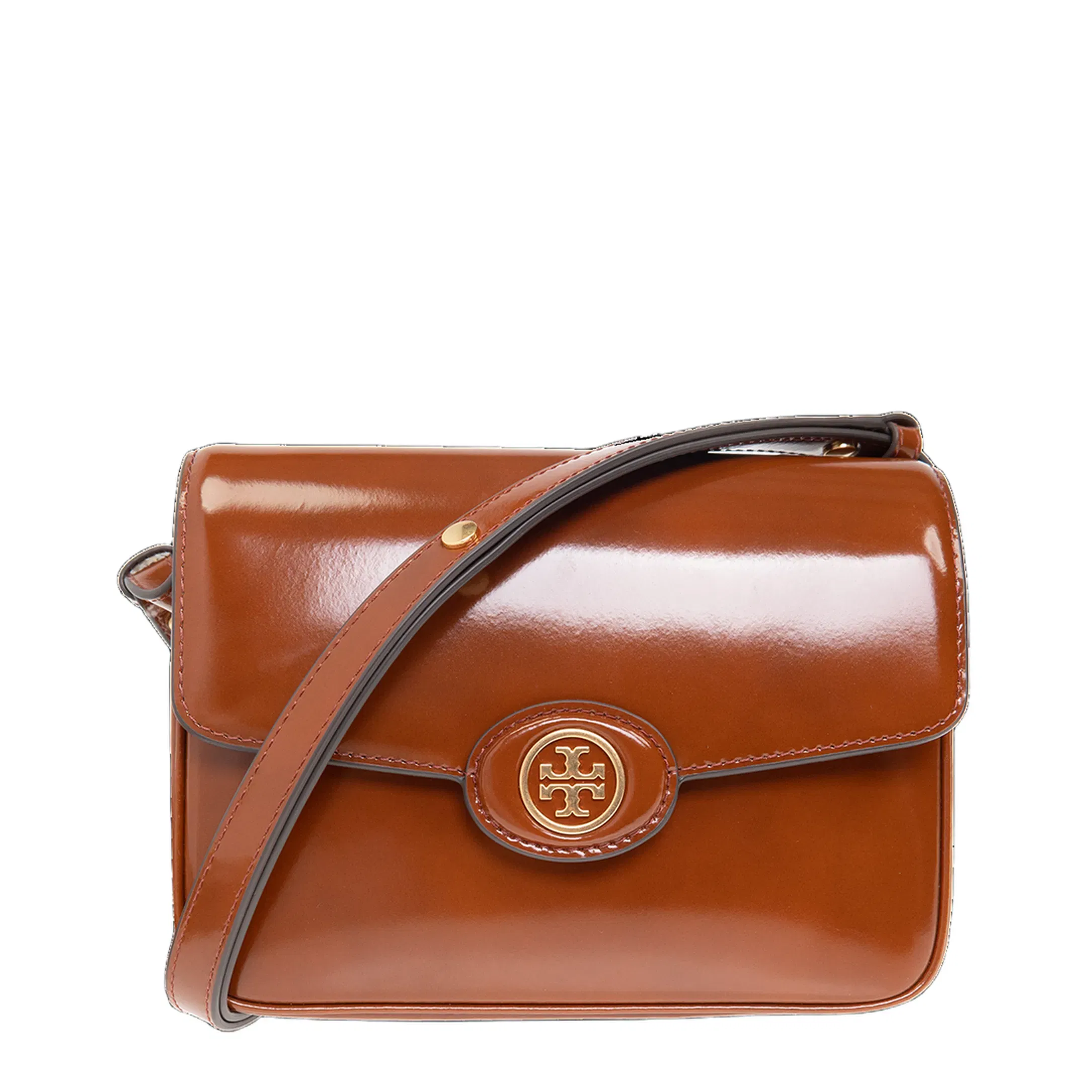 Conti Robinson Leather Shoulder Bag in Brown