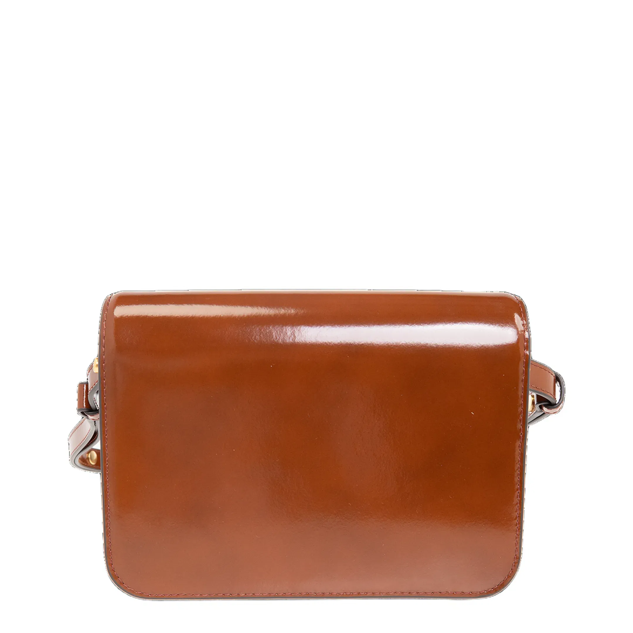 Conti Robinson Leather Shoulder Bag in Brown