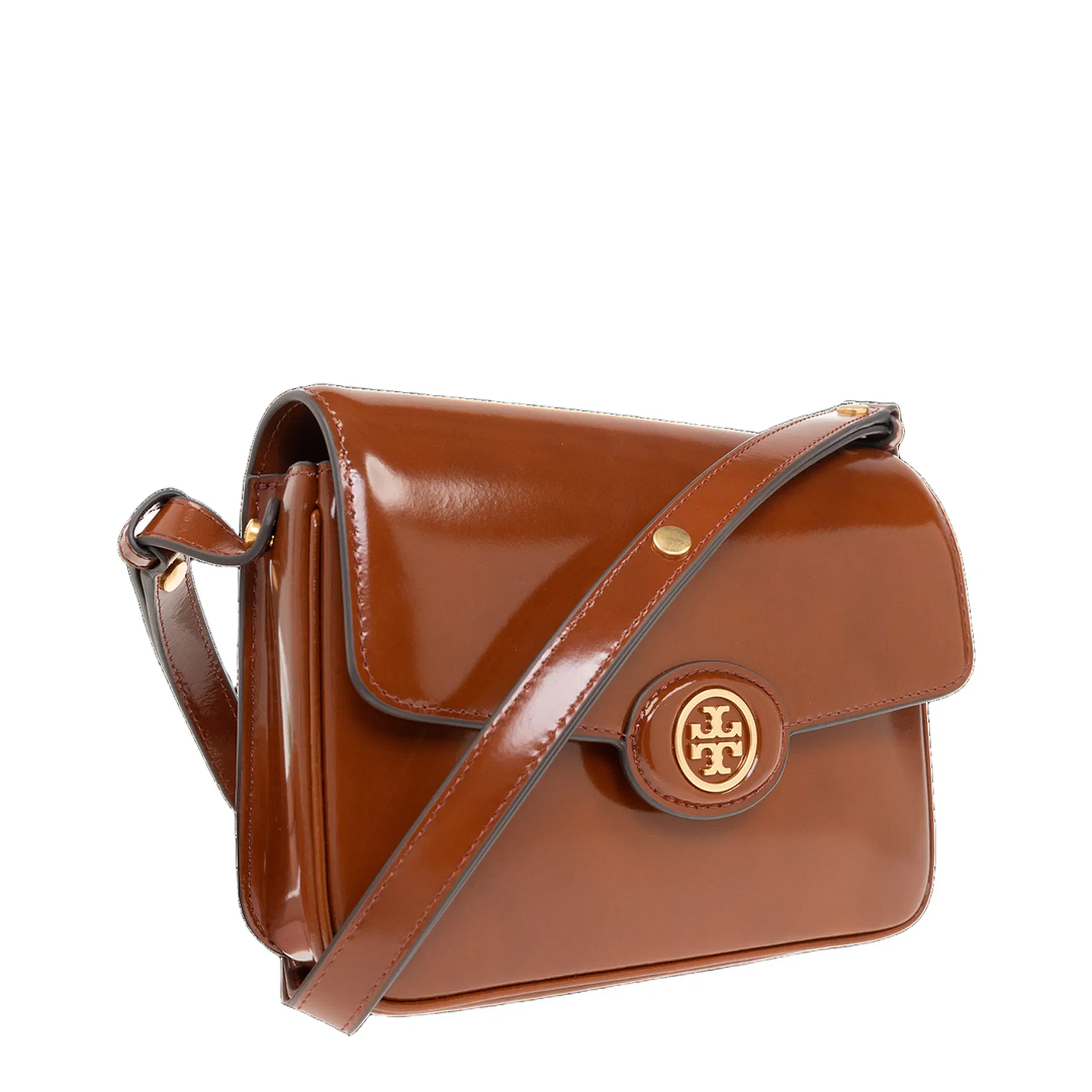 Conti Robinson Leather Shoulder Bag in Brown