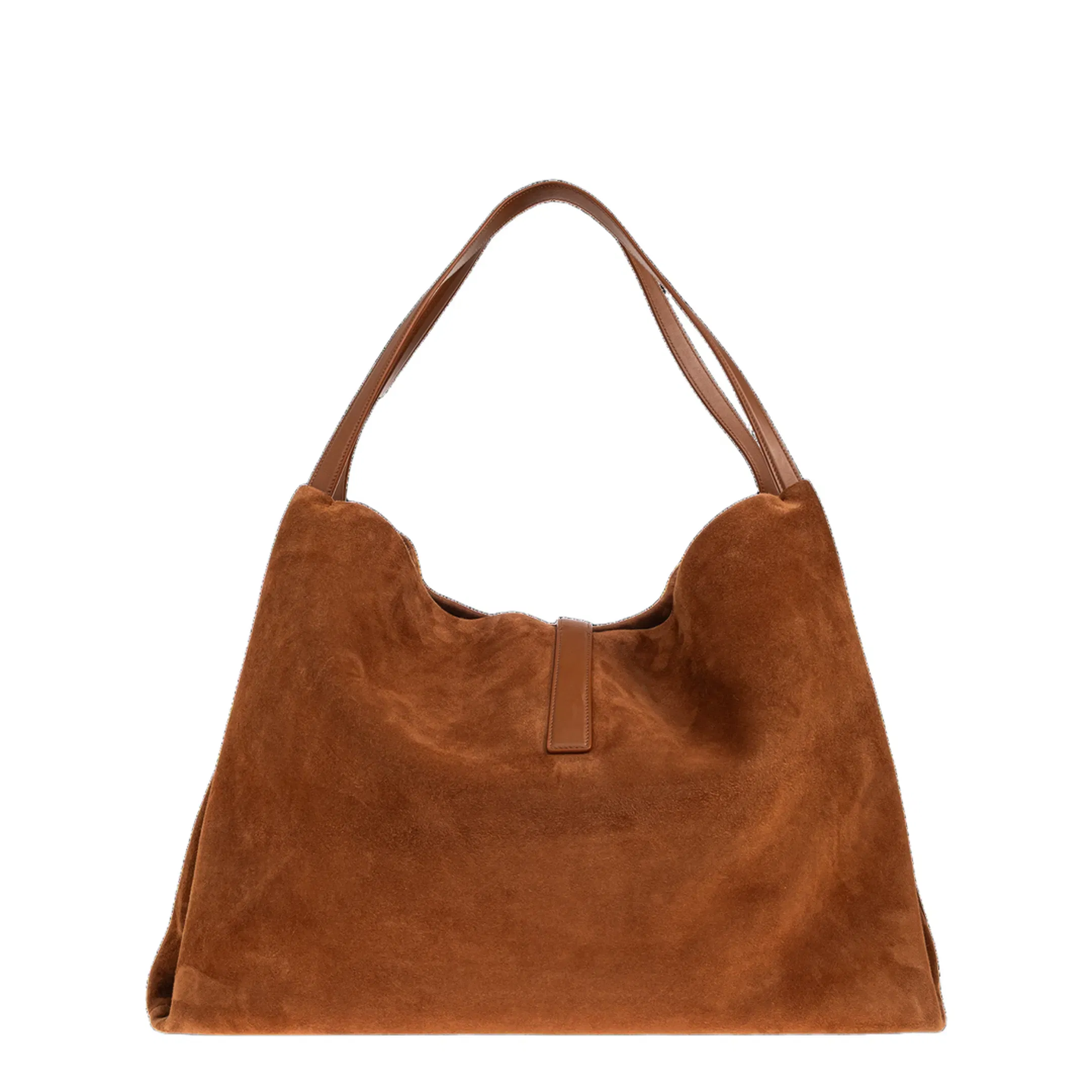 Gancini-detail Suede Shoulder Bag