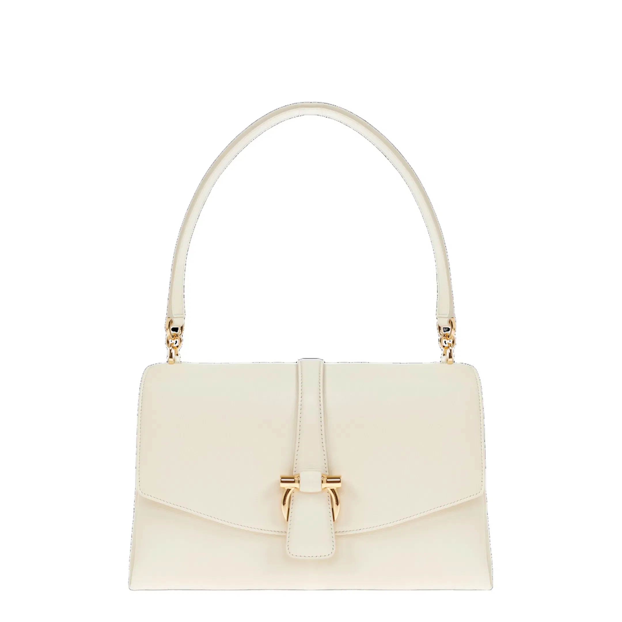 Front Flap Shoulder Bag - Mascarpone