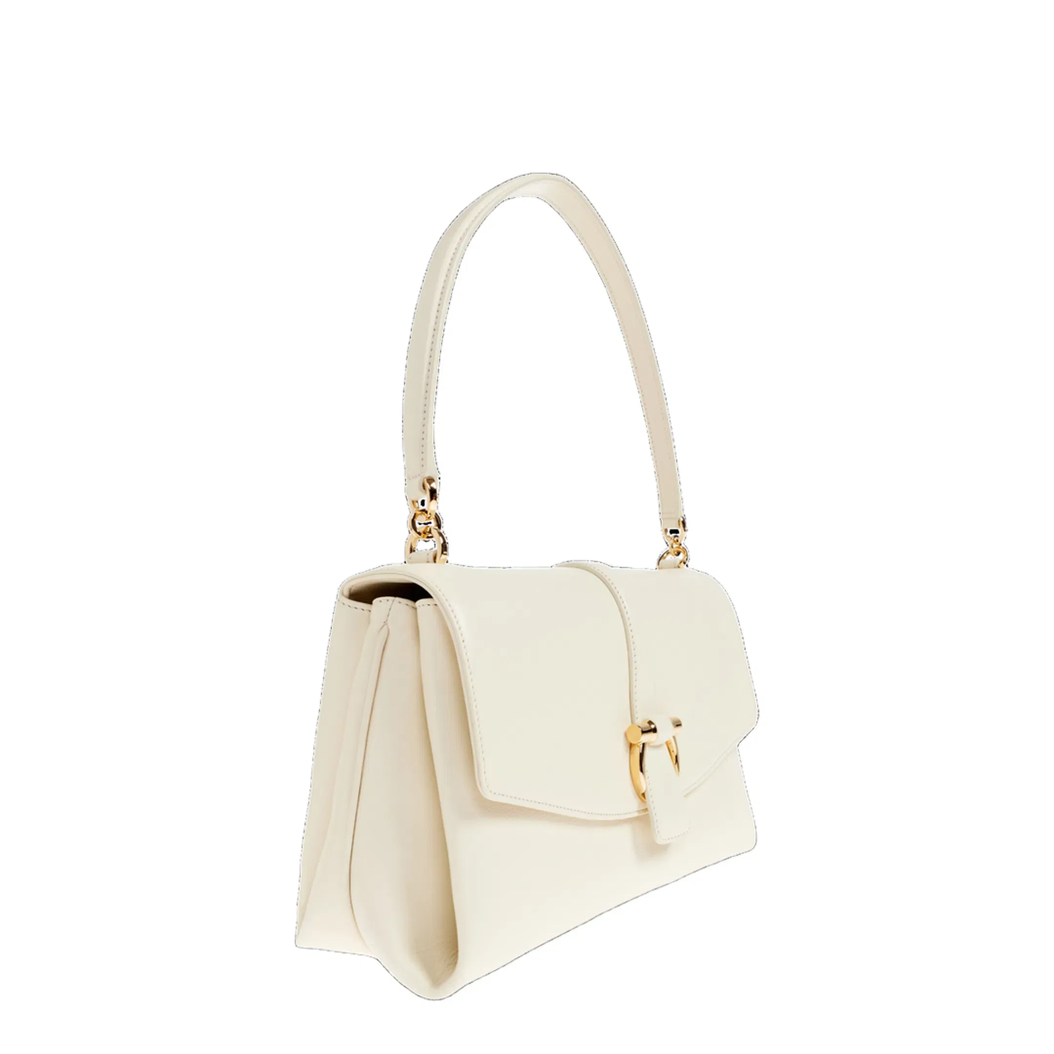 Front Flap Shoulder Bag - Mascarpone