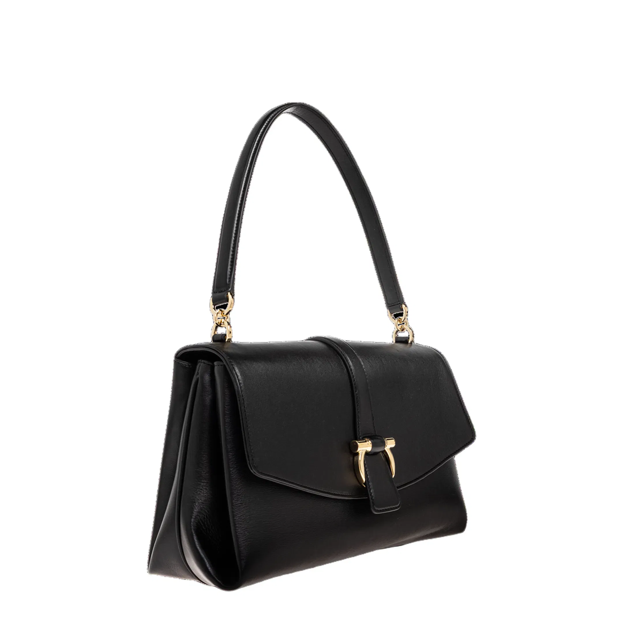 Medium Leather Top Handle Bag
