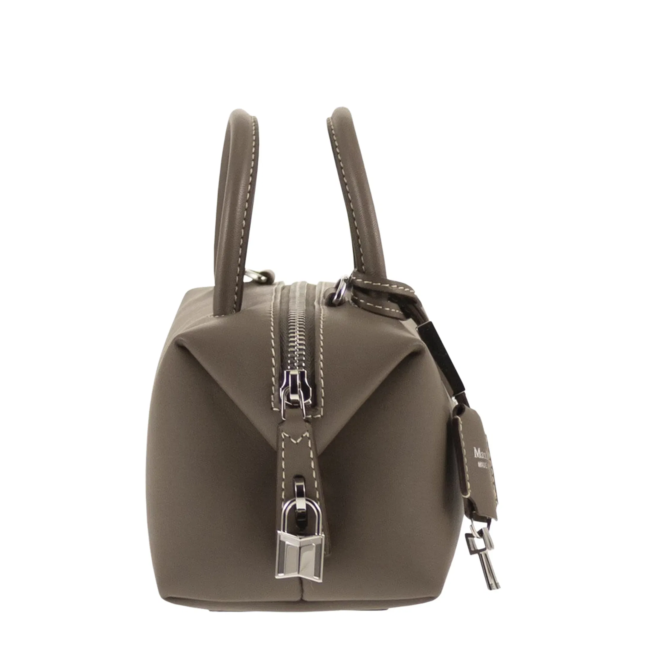 Holdalls Leather Handbag - Brown