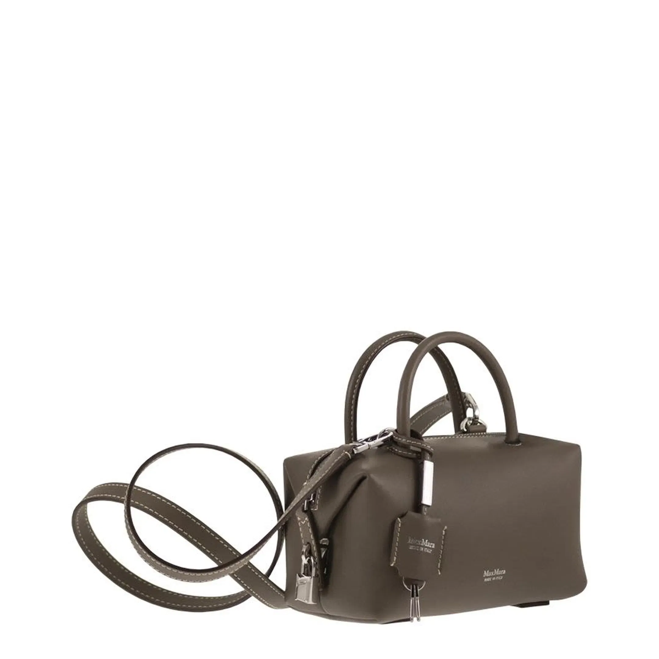Holdalls Leather Handbag - Brown