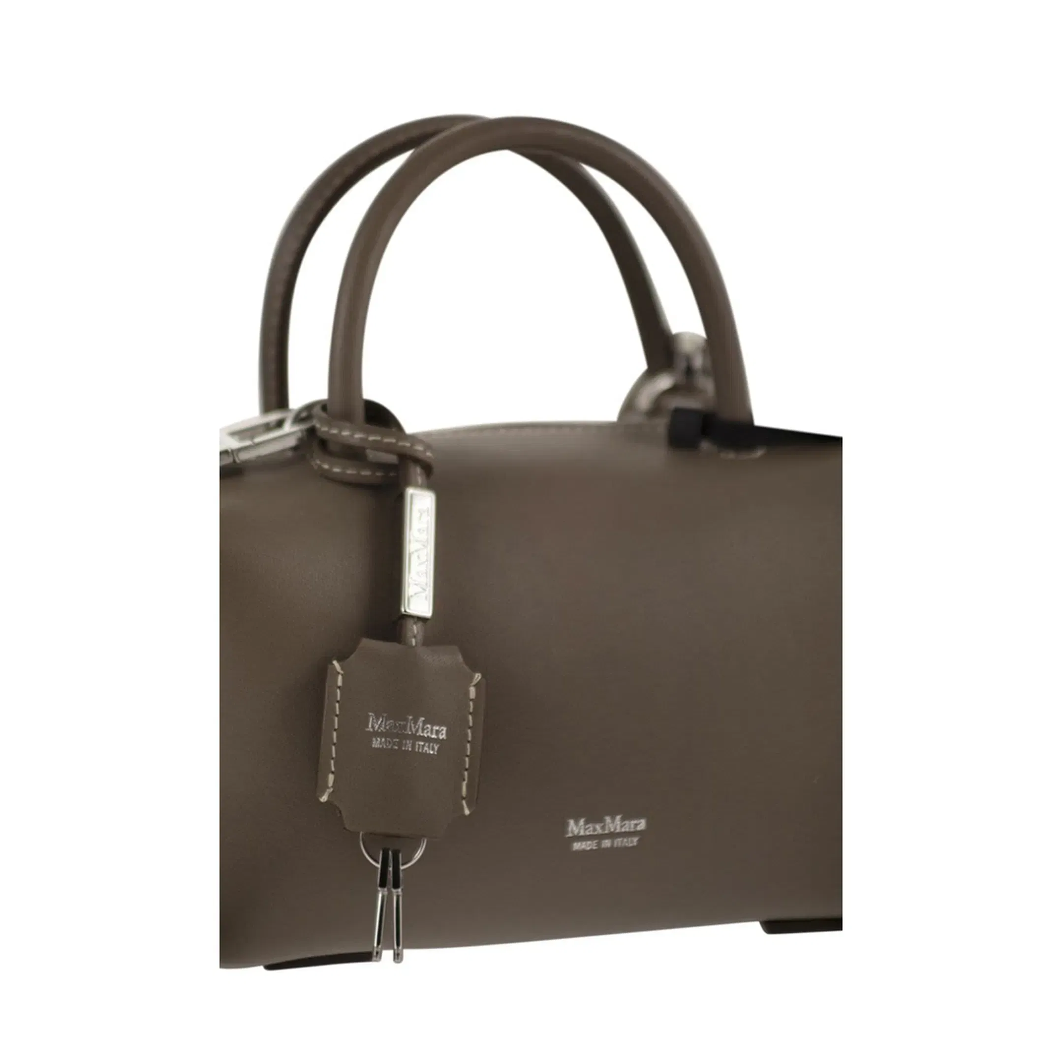 Holdalls Leather Handbag - Brown