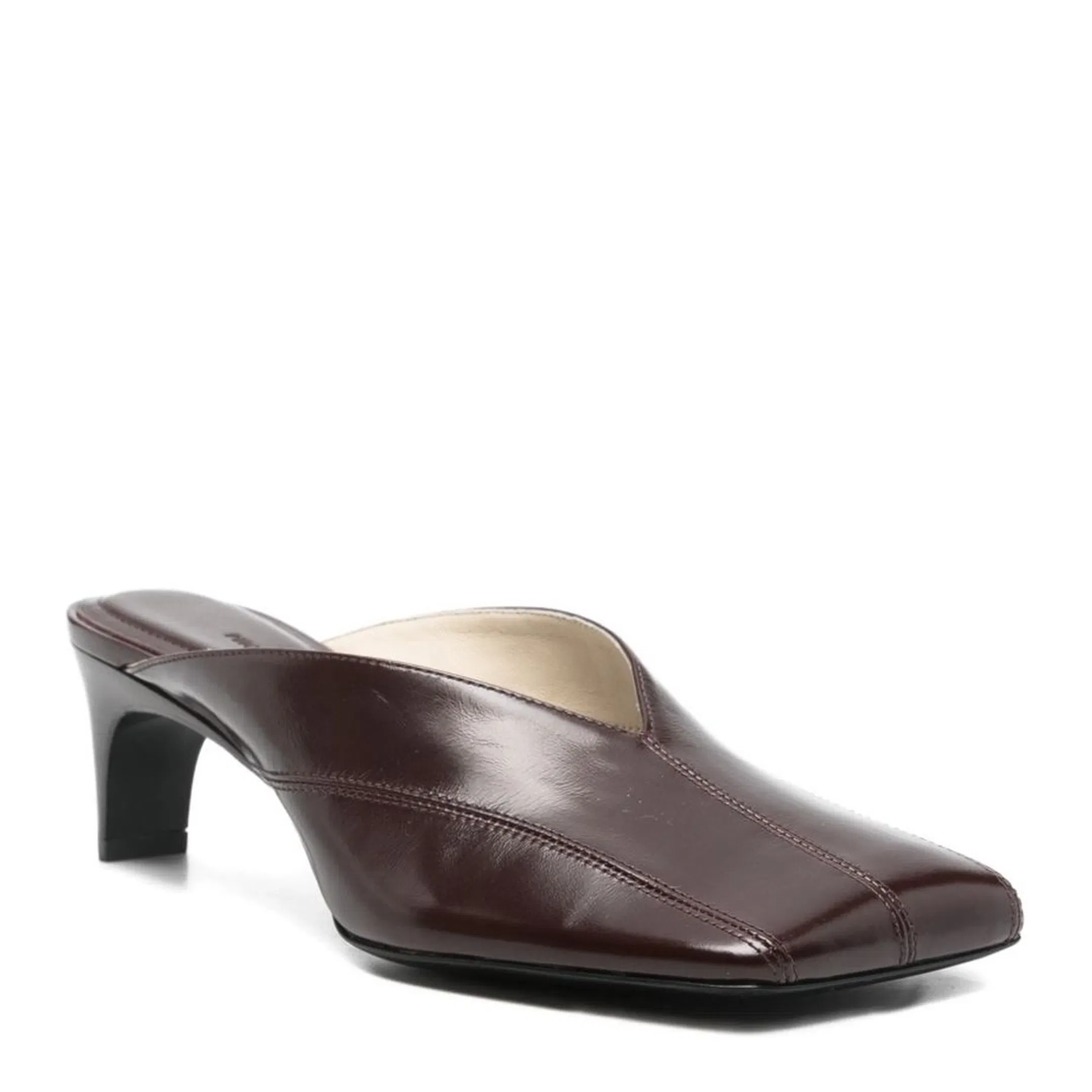 Tilt Leather Mules