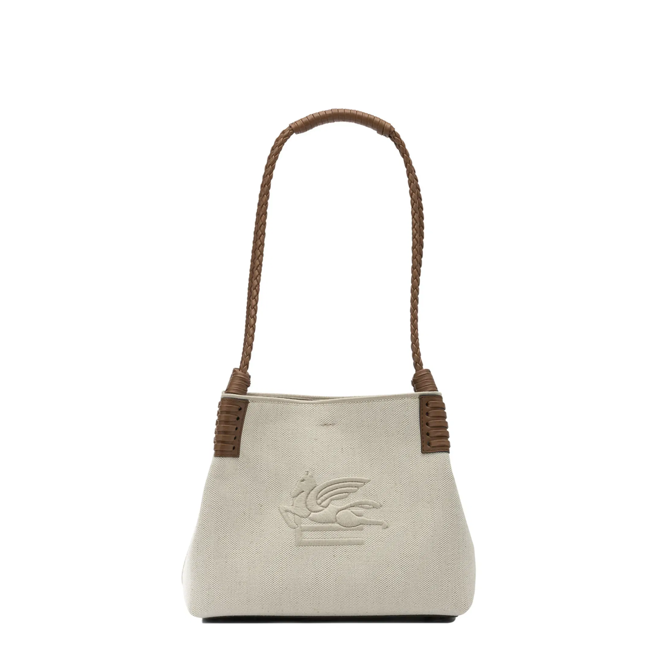 Small Libra Shoulder Bag in White