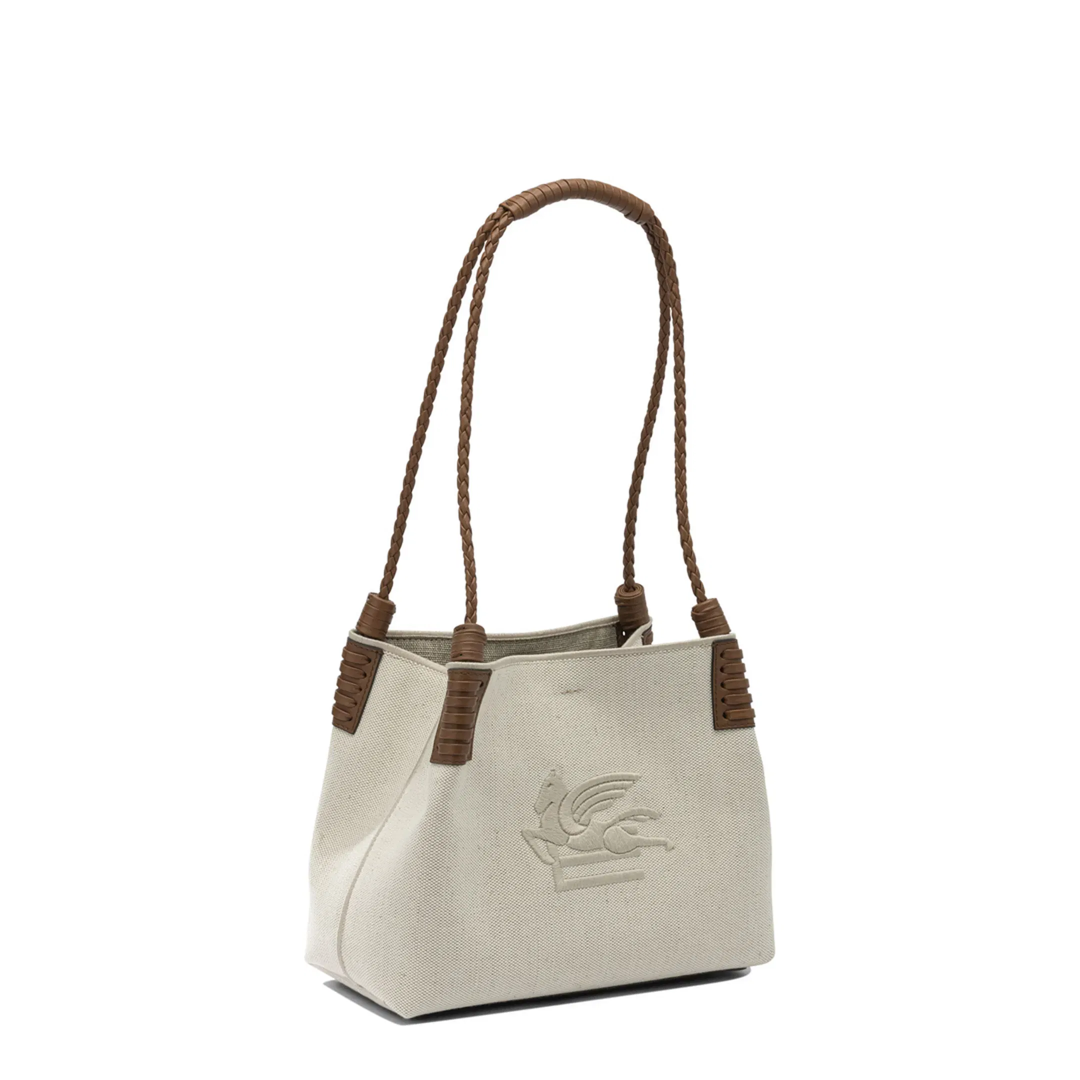 Small Libra Shoulder Bag in White