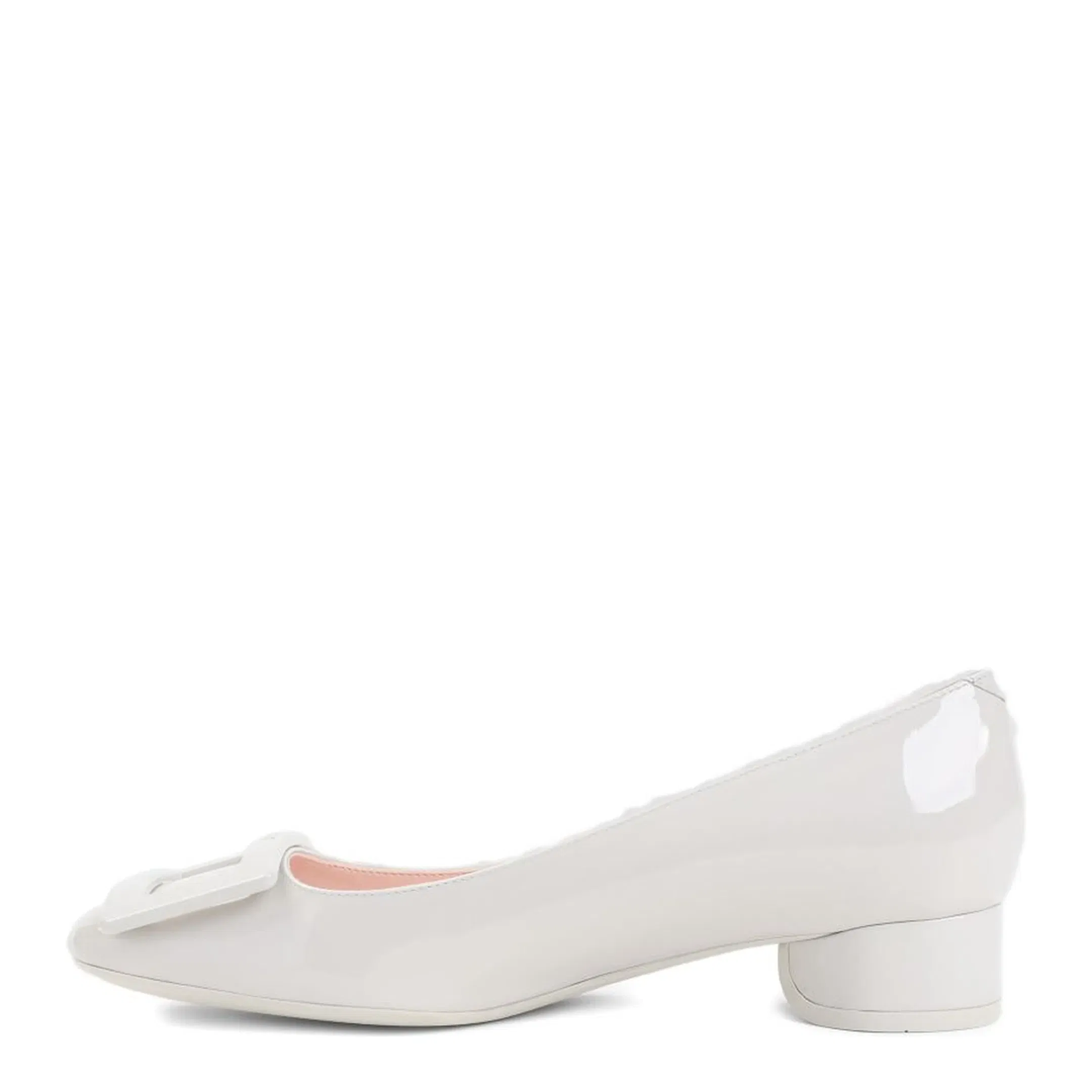 U Look Ballerinas in Patent Leather - Ice Gray
