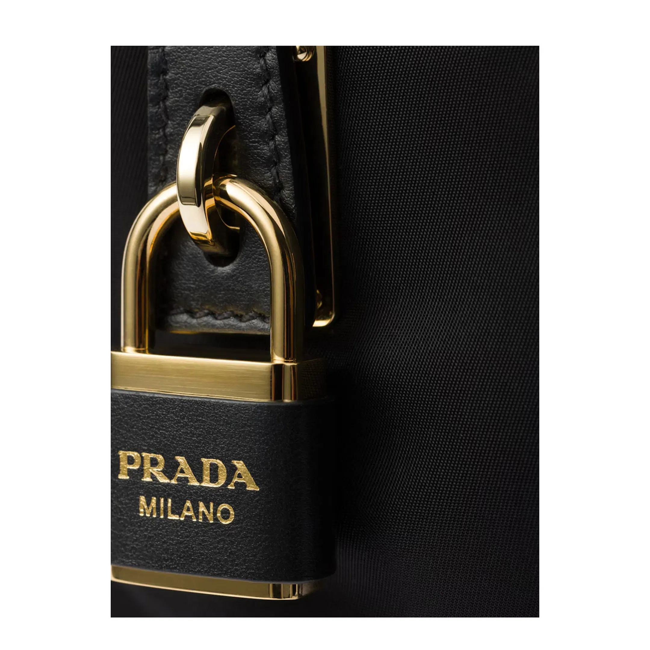 Small Nylon Shoulder Bag - Black