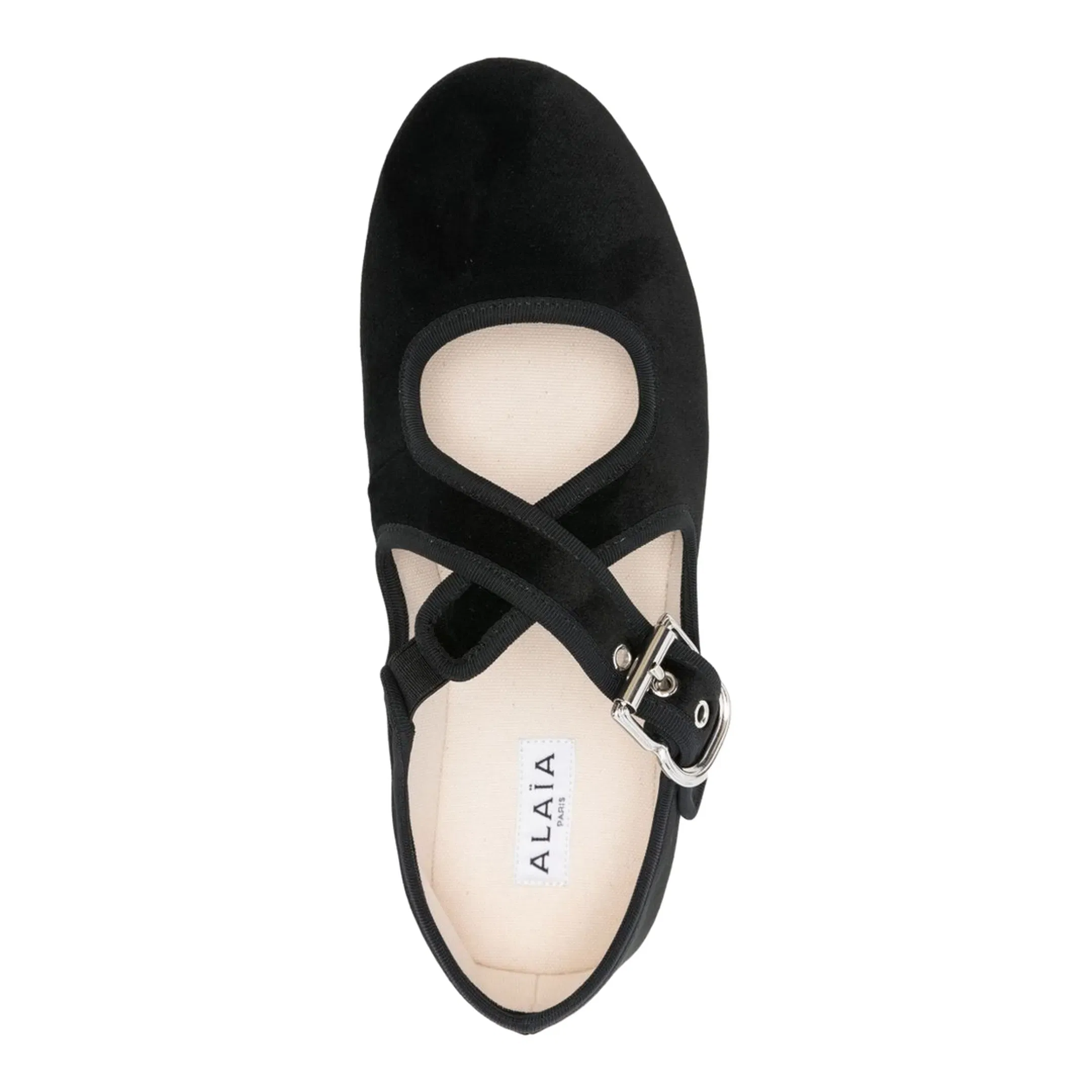 Rafia ballet flats