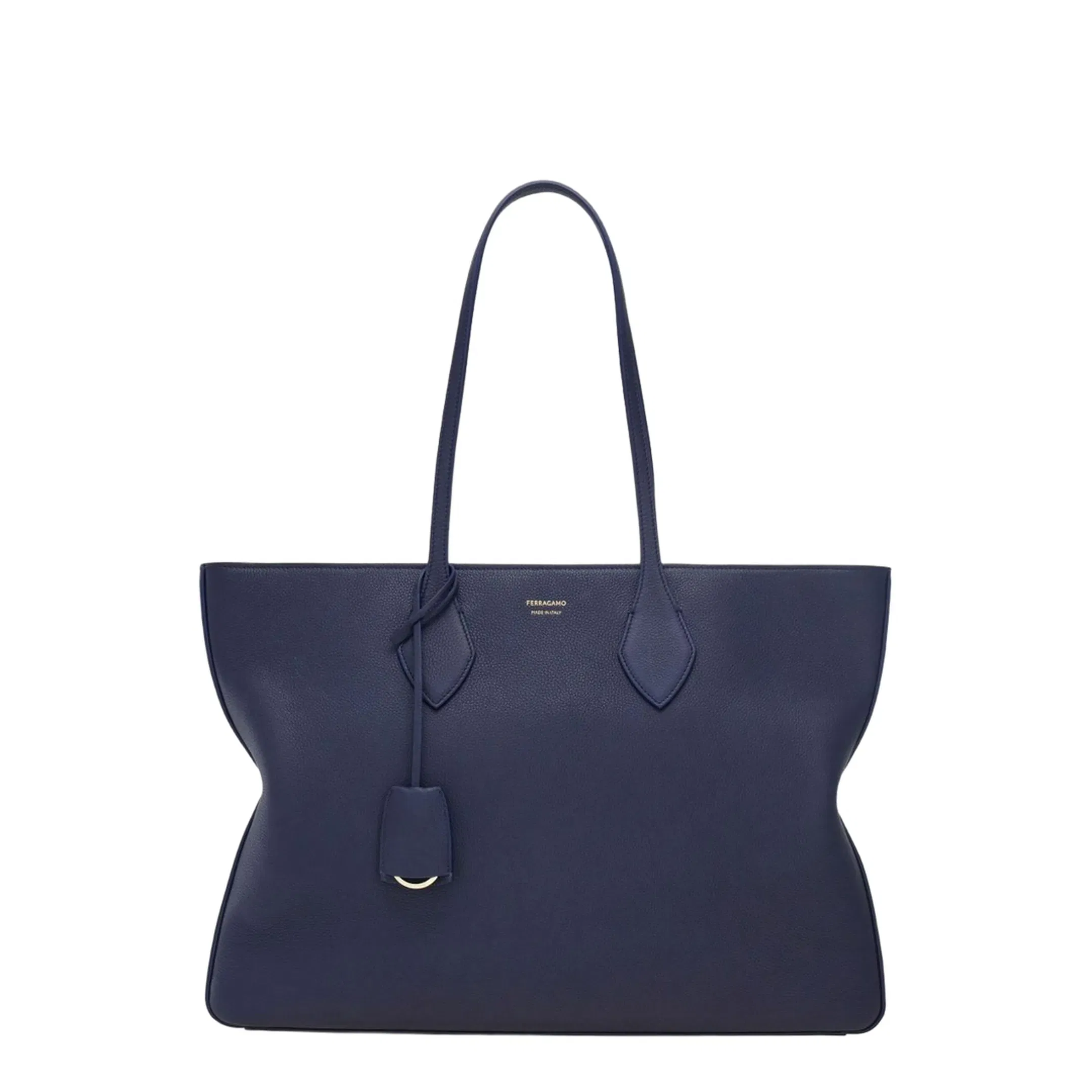 Star Shaped Calfskin Tote Bag - Blue