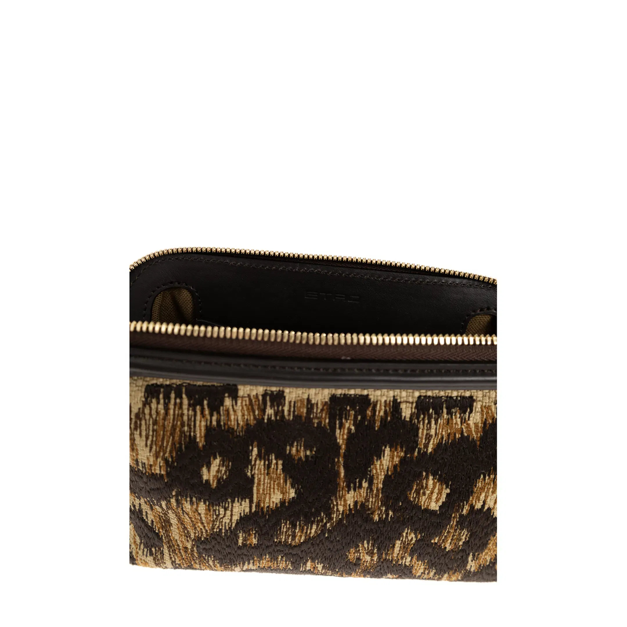 Raffia Doc Pouch with Animal Embroidery