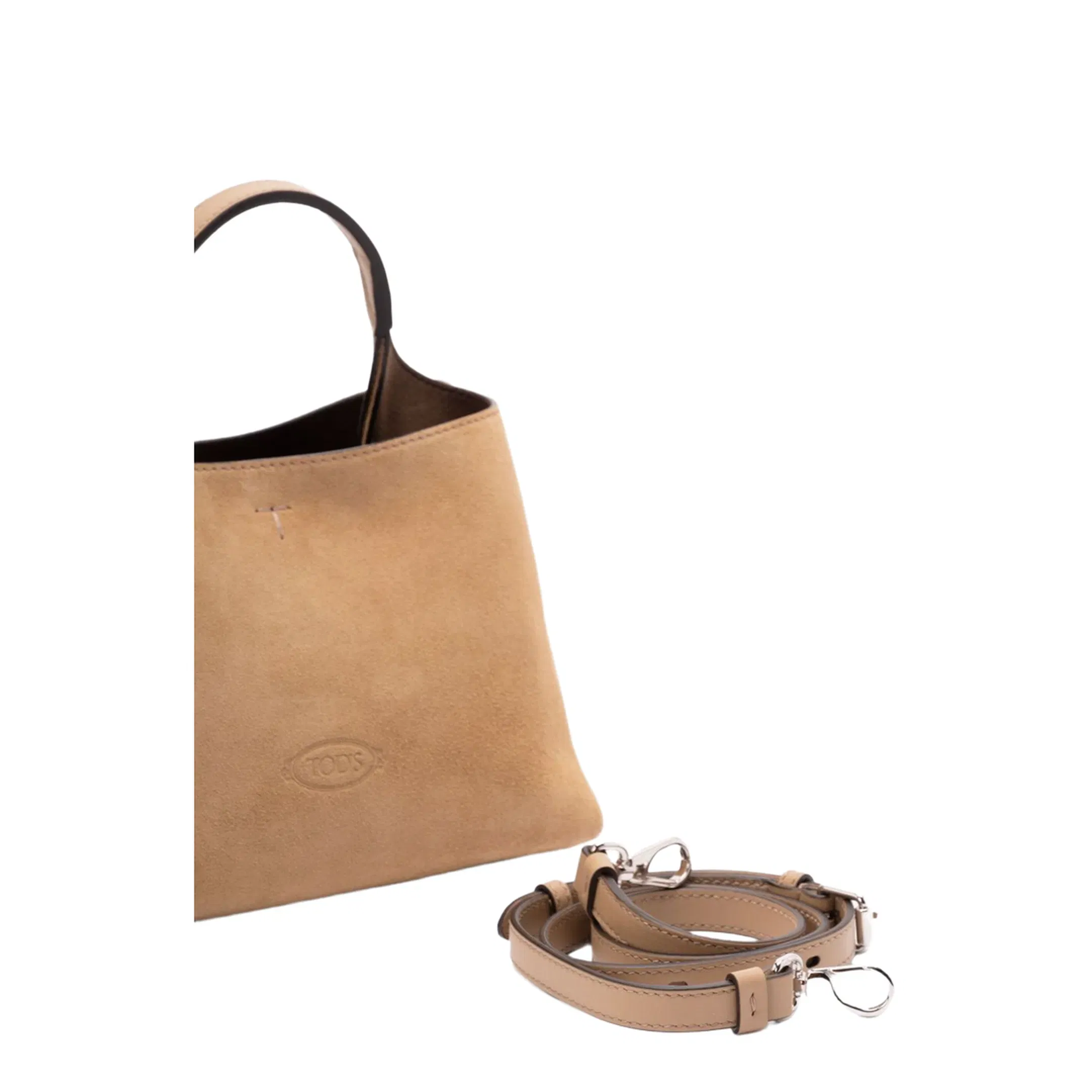 Micro Calfskin Handbag - Beige