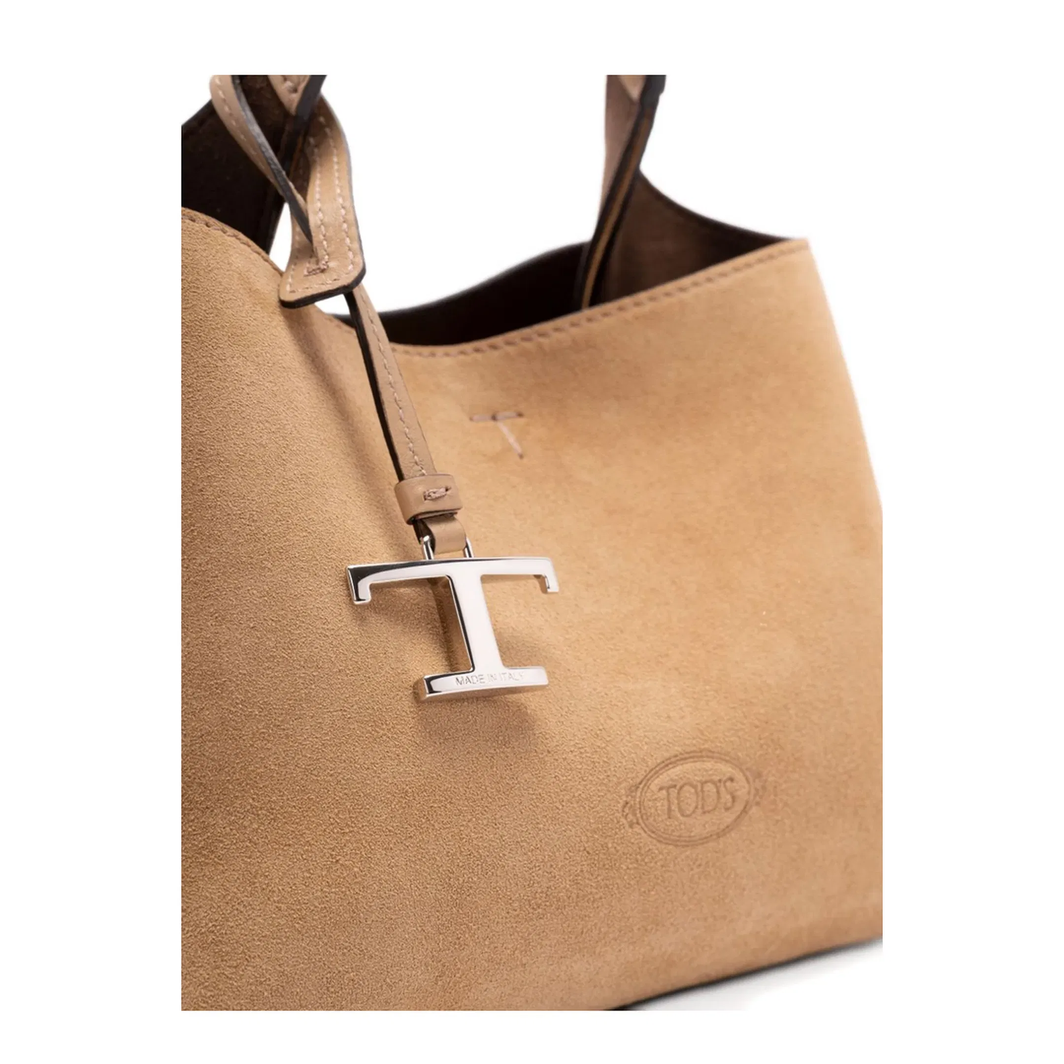 Micro Calfskin Handbag - Beige