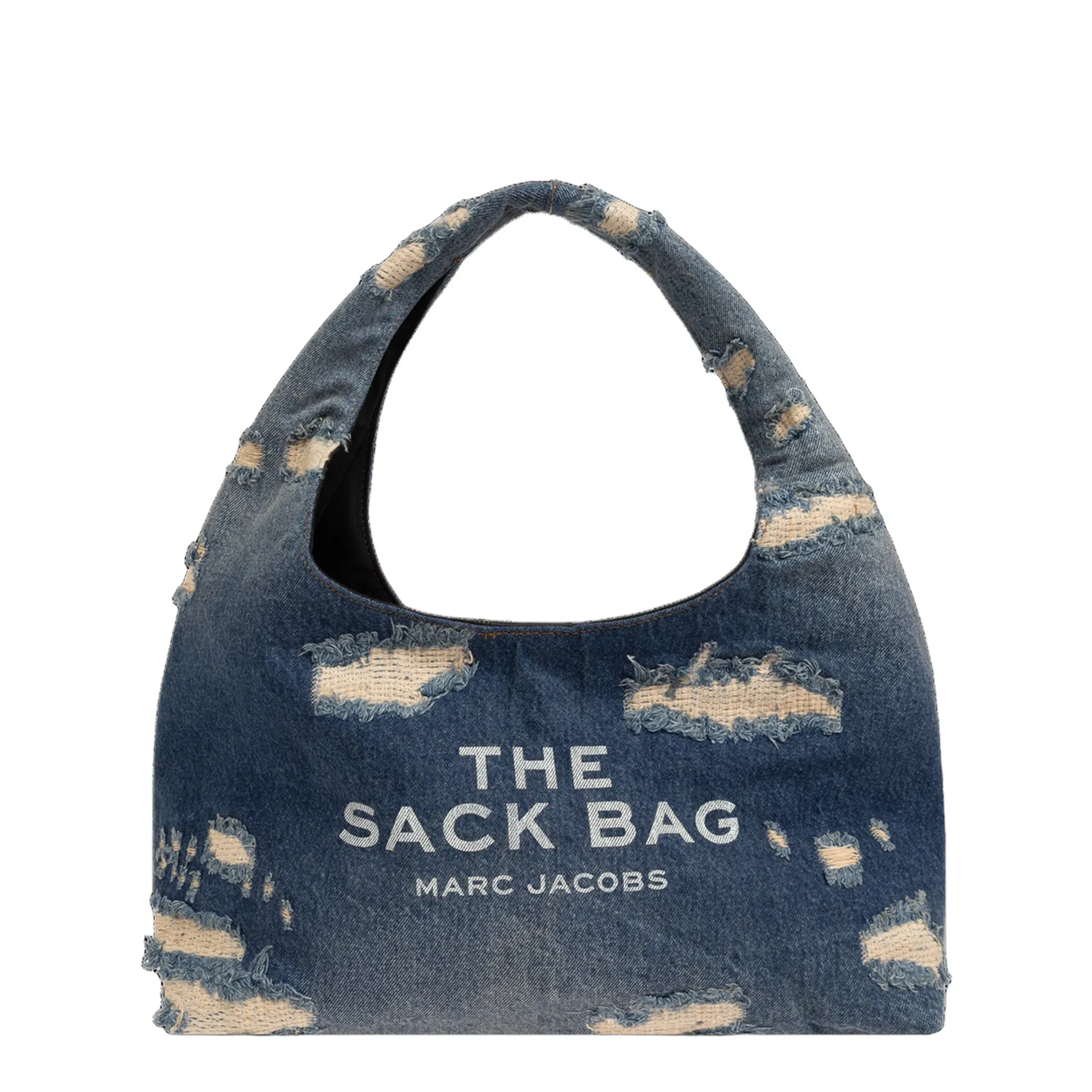 The Sack Denim Shoulder Bag - Blue