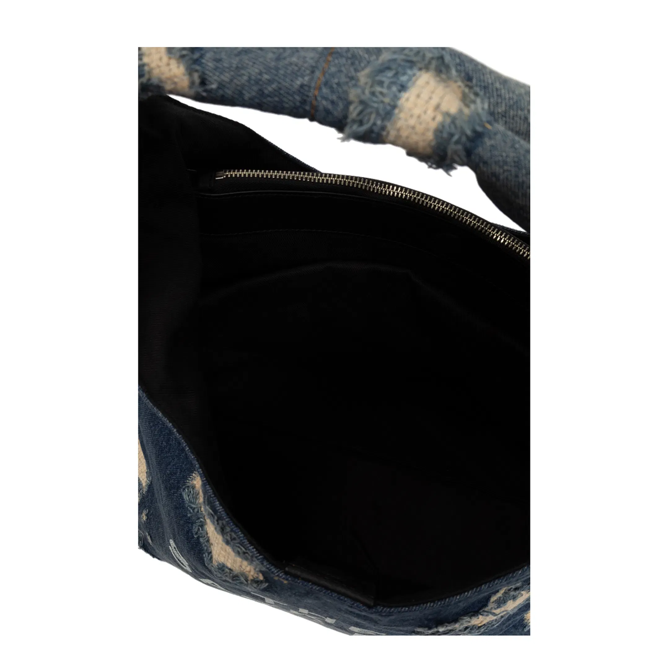 The Sack Denim Shoulder Bag - Blue