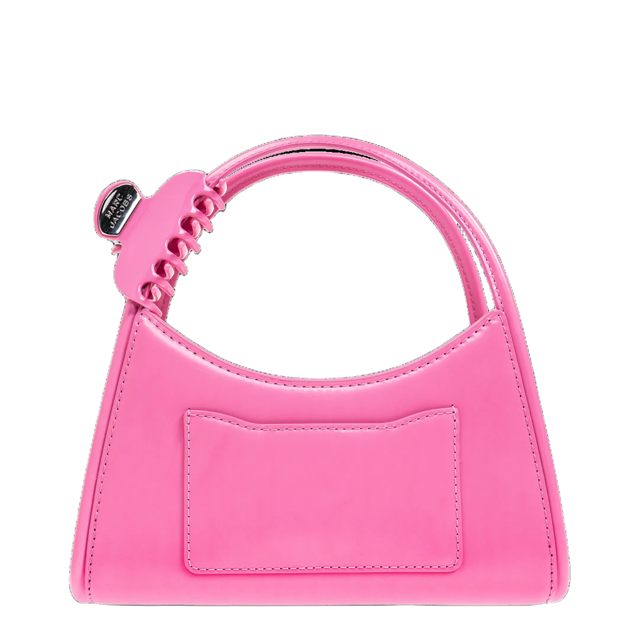 Claw Leather Handbag - Pink