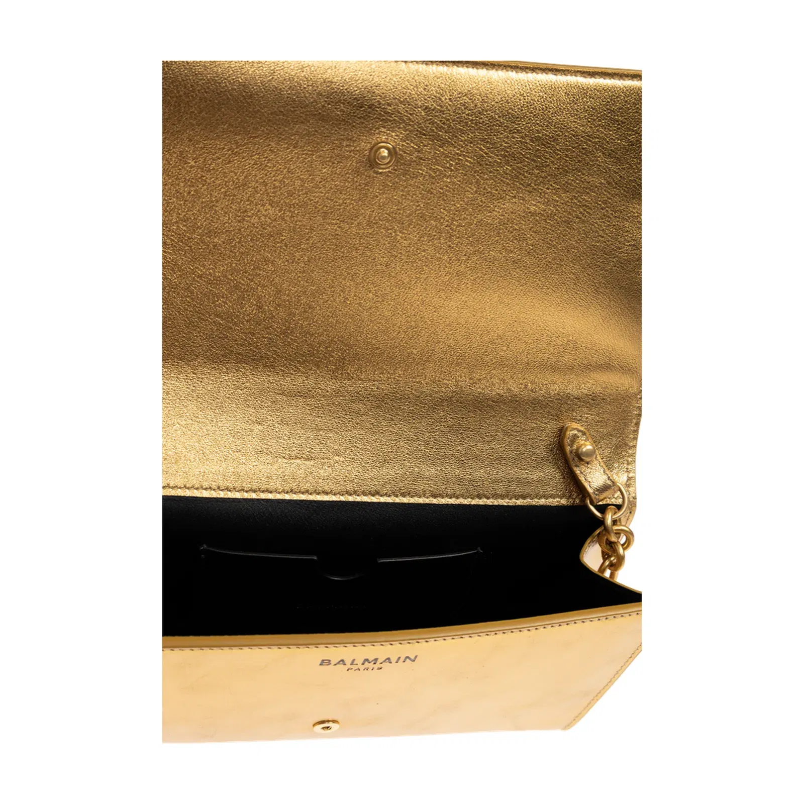 Shuffle Wallet in Lamé Leather