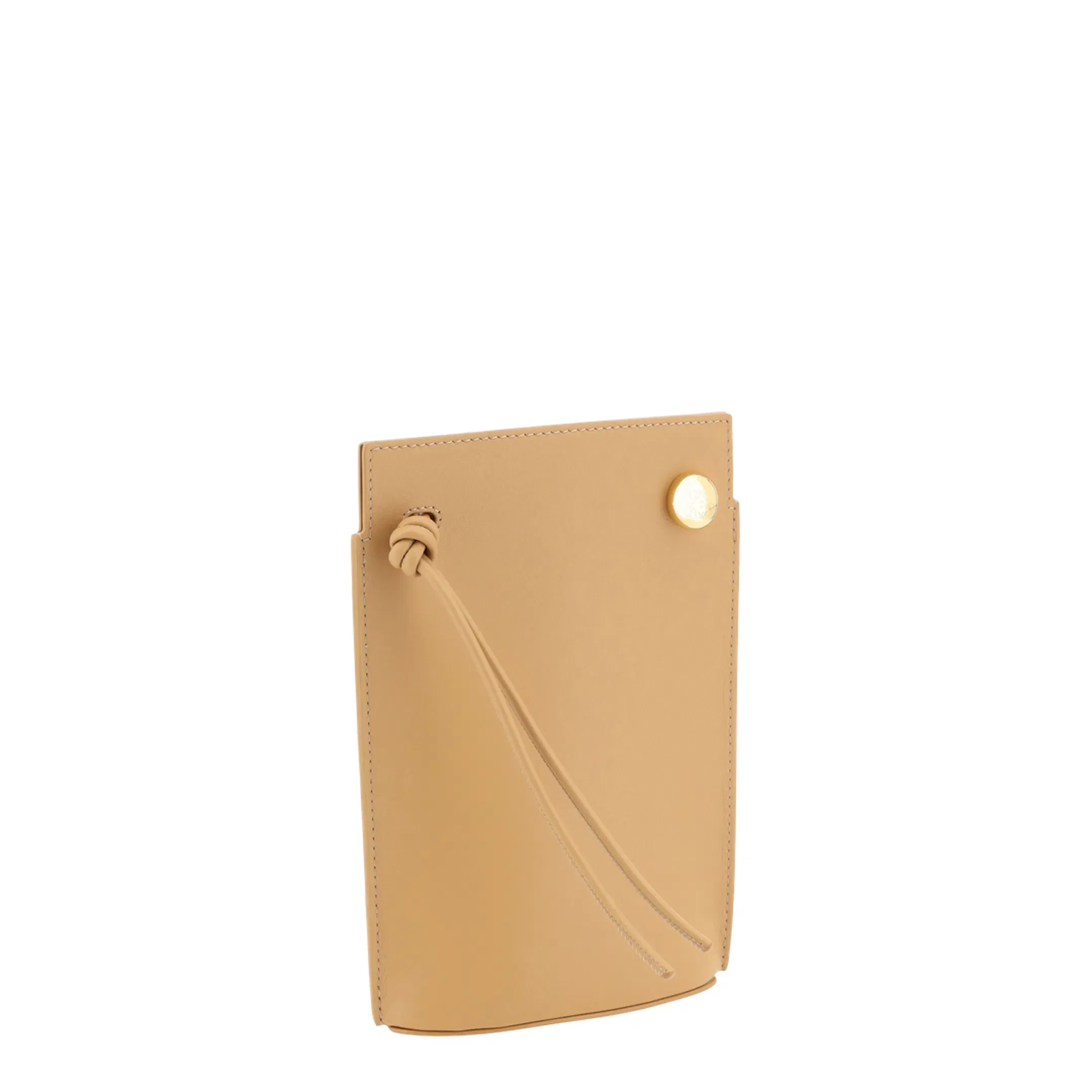 Pebble Dice Leather Shoulder Bag - Brown
