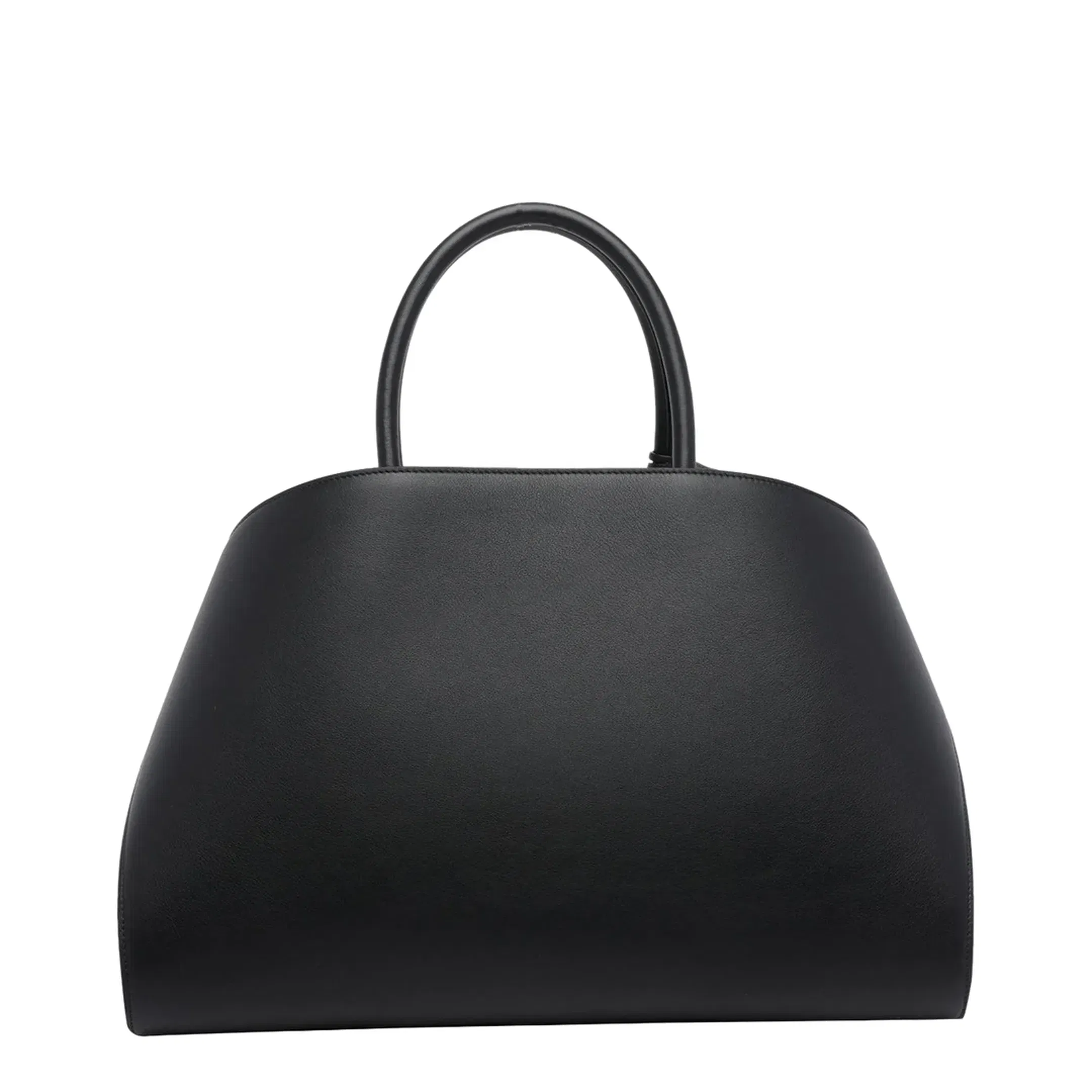 Hug Calfskin Tote Bag - Black