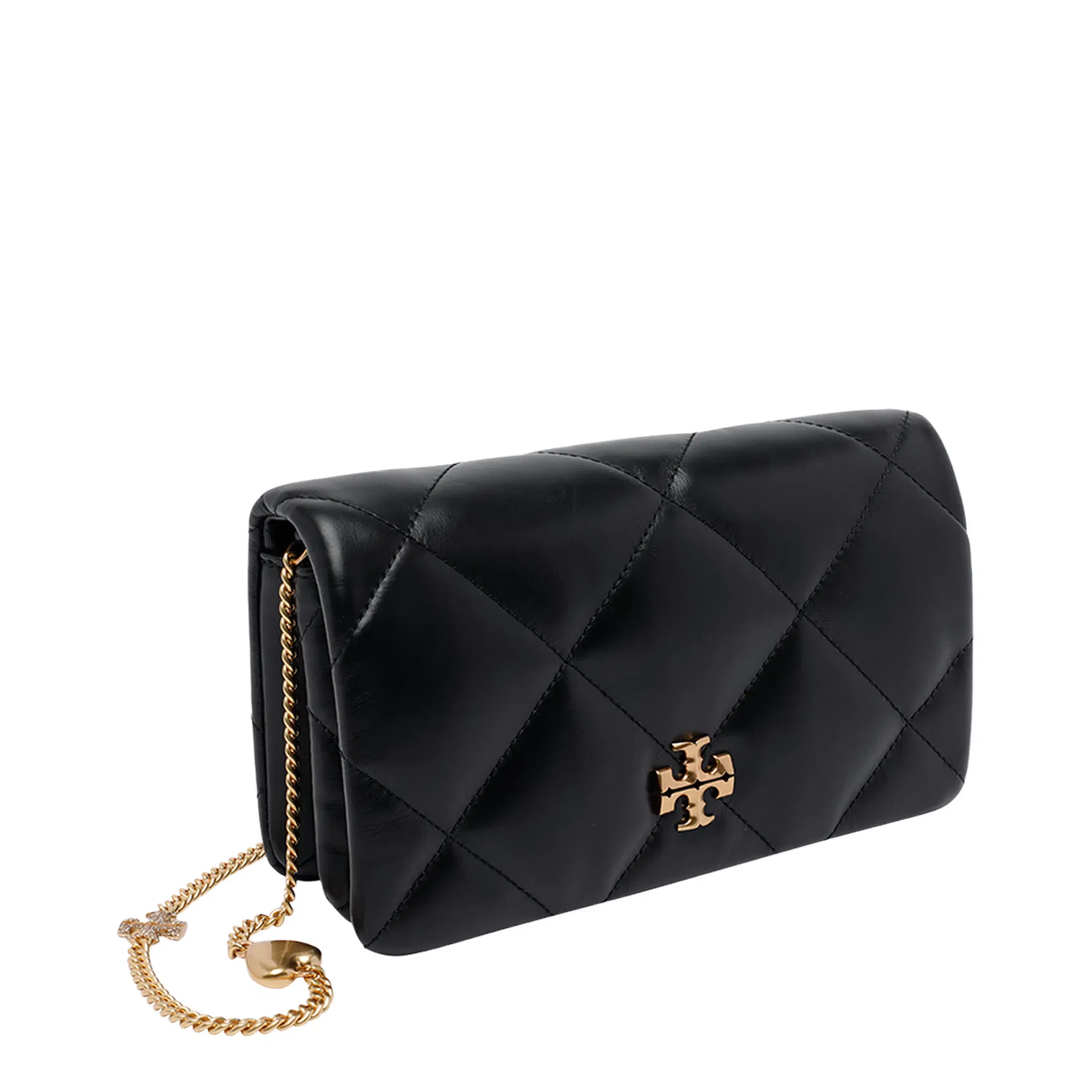 Kira Charm Diamond Quilt Chain Wallet Bag