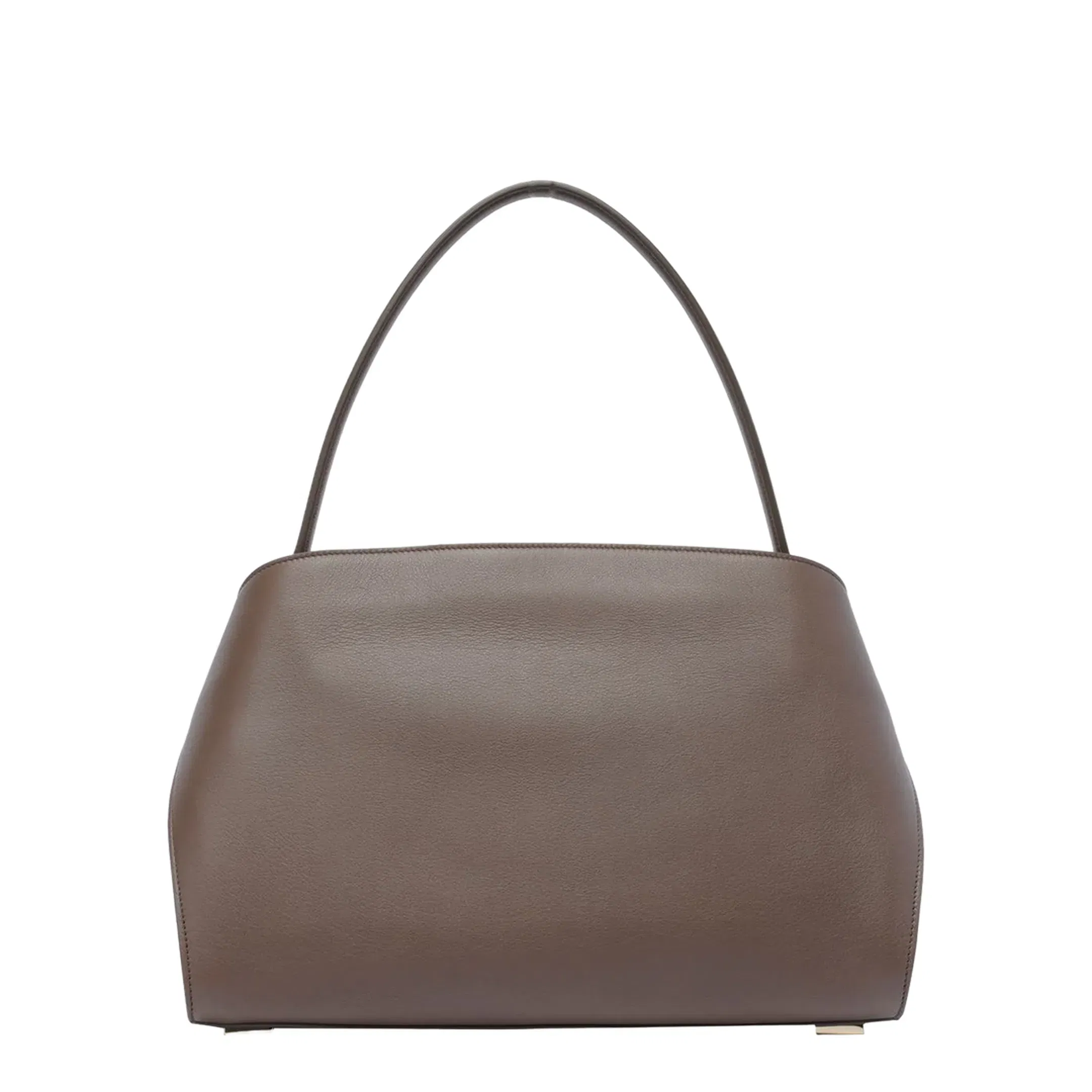 Hug Calfskin Handbag - Brown