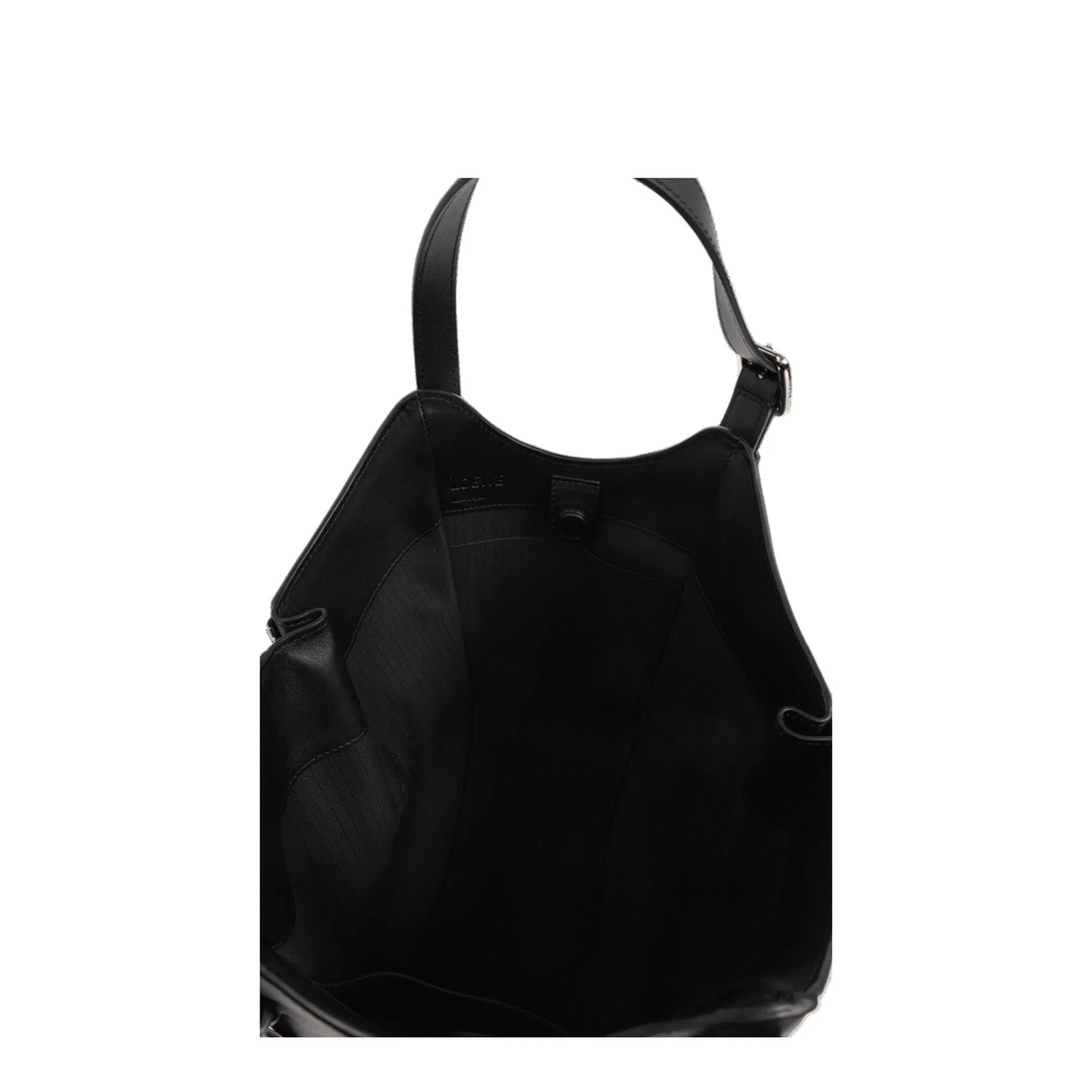 Hammock Flip Medium Shoulder Bag - Black