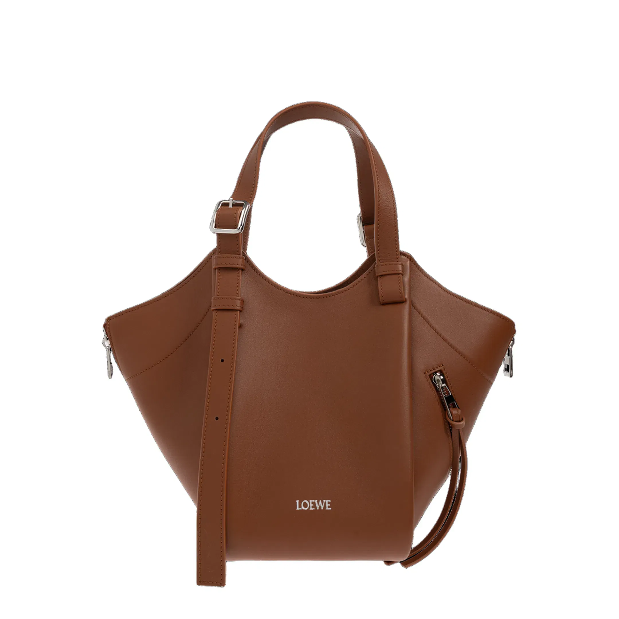 Hammock Flip Medium Shoulder Bag - Brown