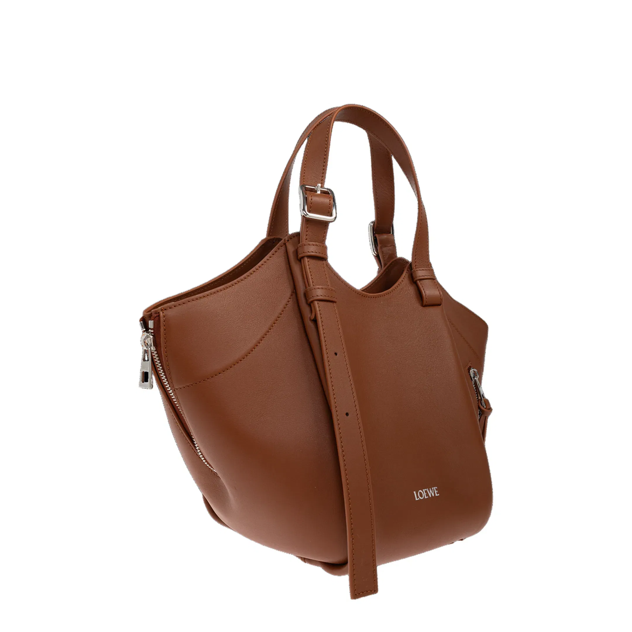 Hammock Flip Medium Shoulder Bag - Brown