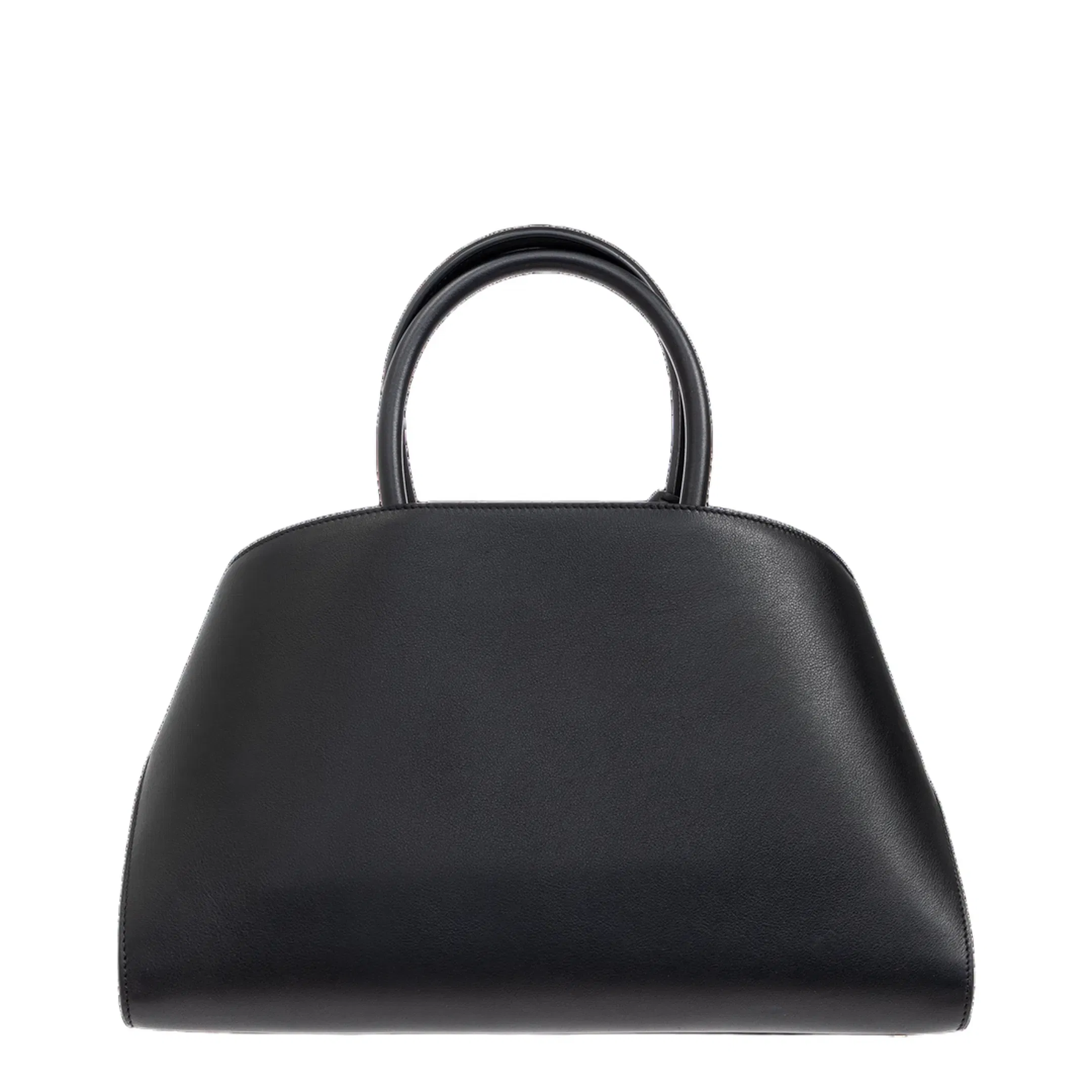 Hug Small Calfskin Handbag - Black