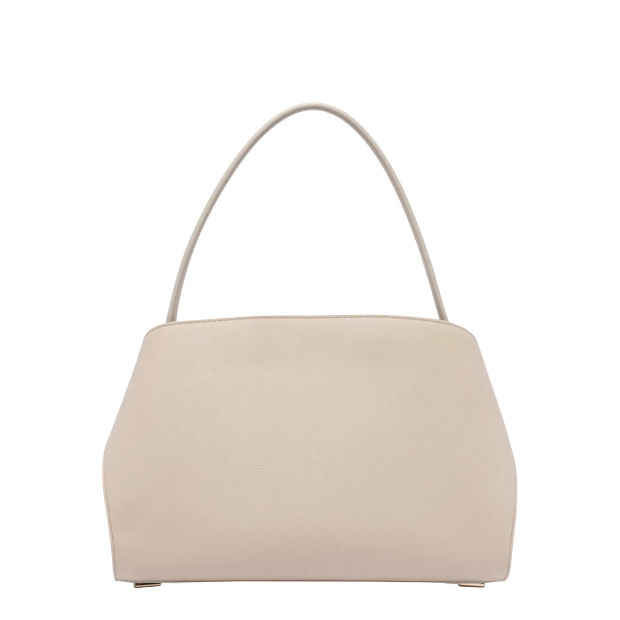Hug Leather Handbag - Natural