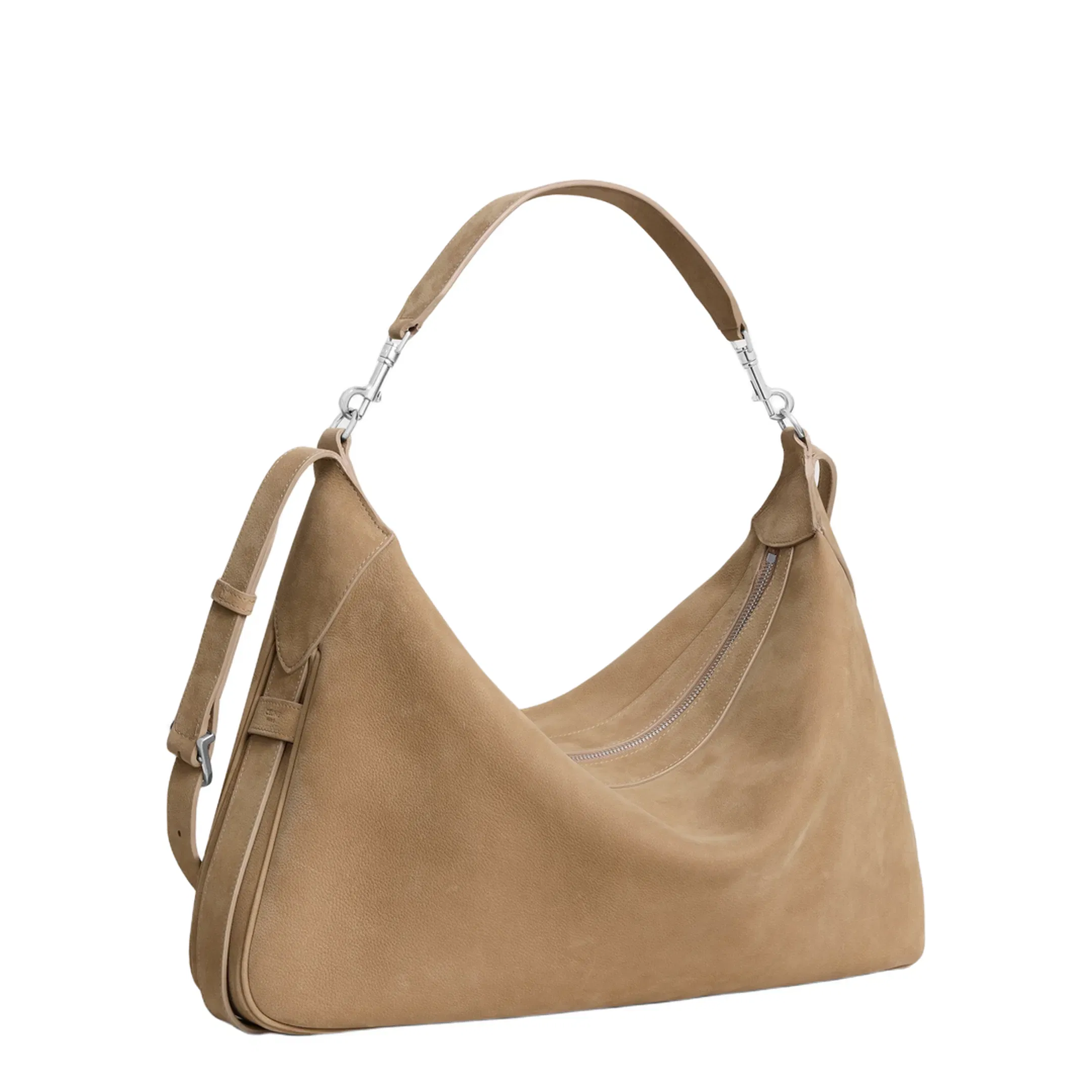 Large Romy Calfskin Shoulder Bag - Brown Sepia