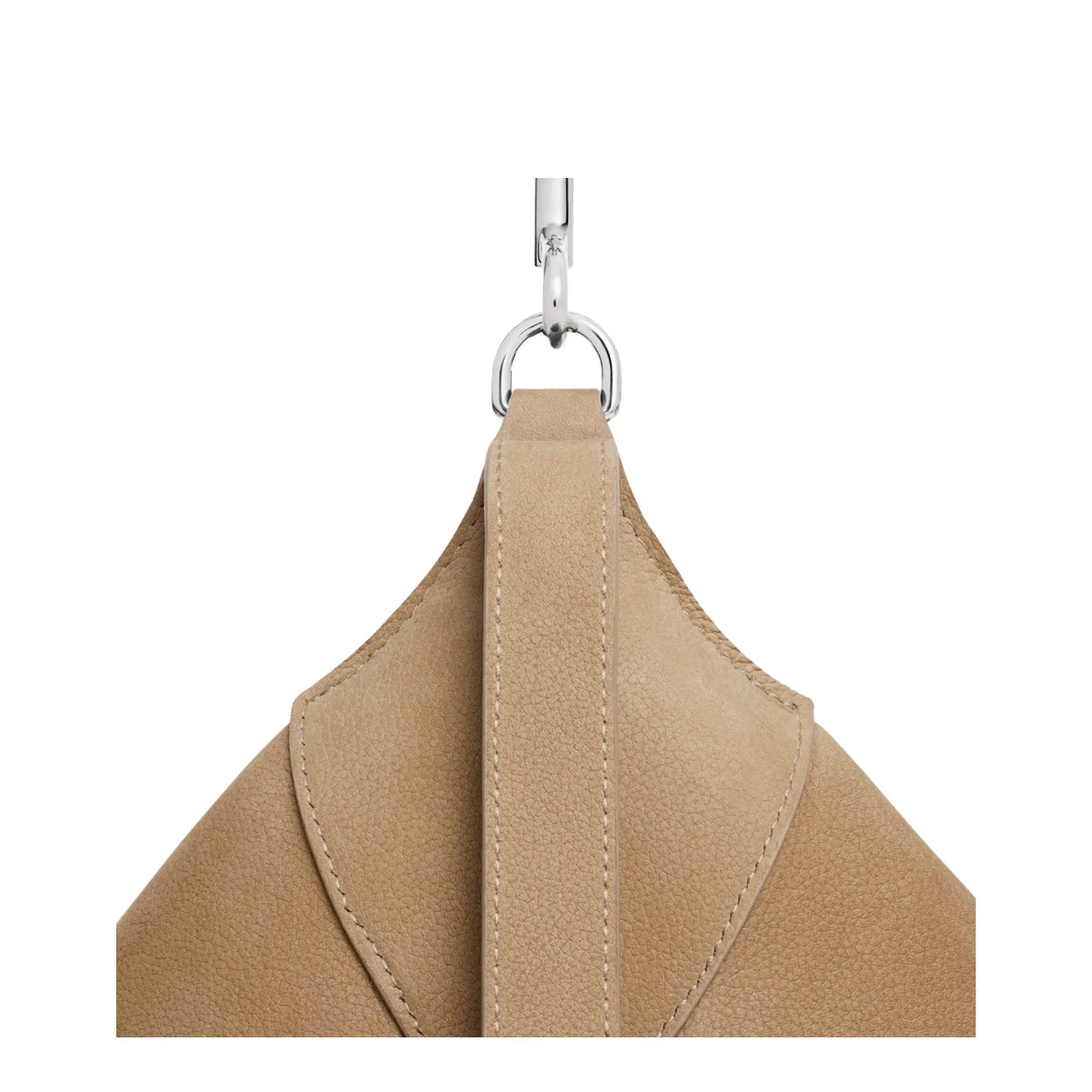 Large Romy Calfskin Shoulder Bag - Brown Sepia