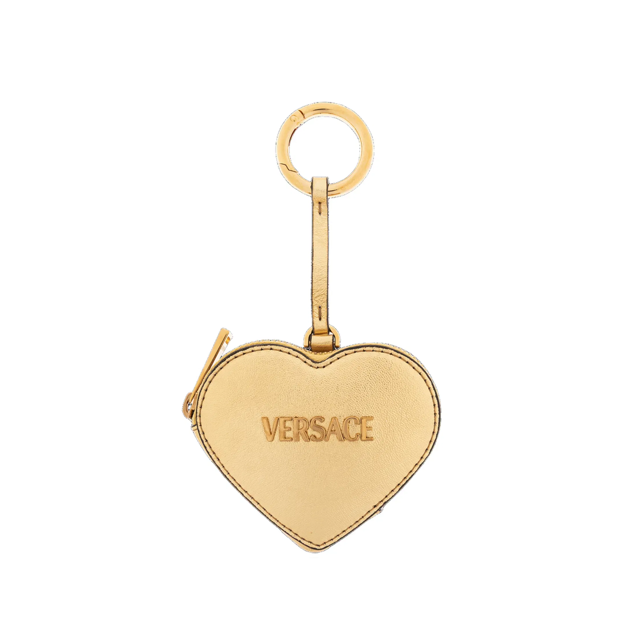 Zipped Keychain Pouch - Gold