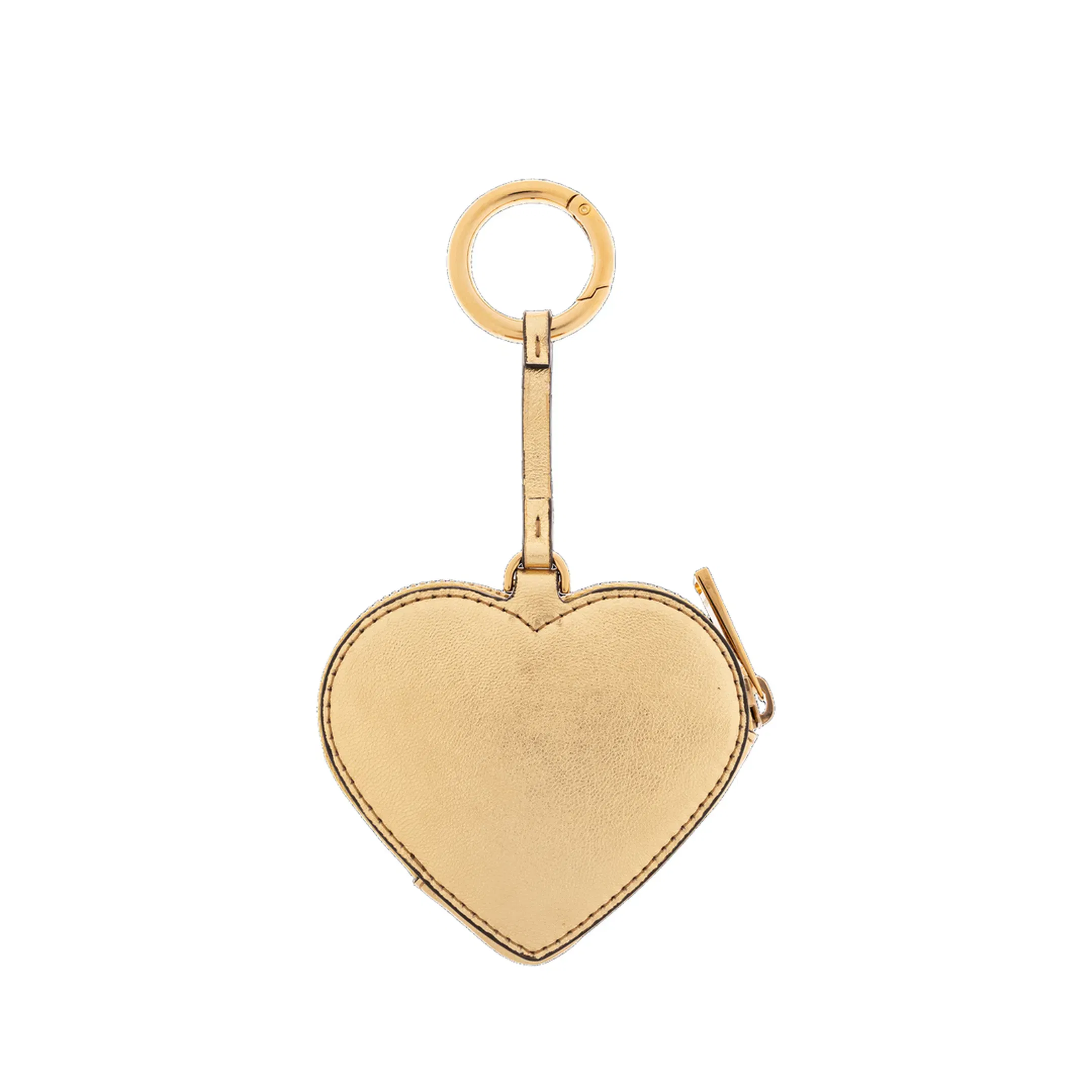 Zipped Keychain Pouch - Gold