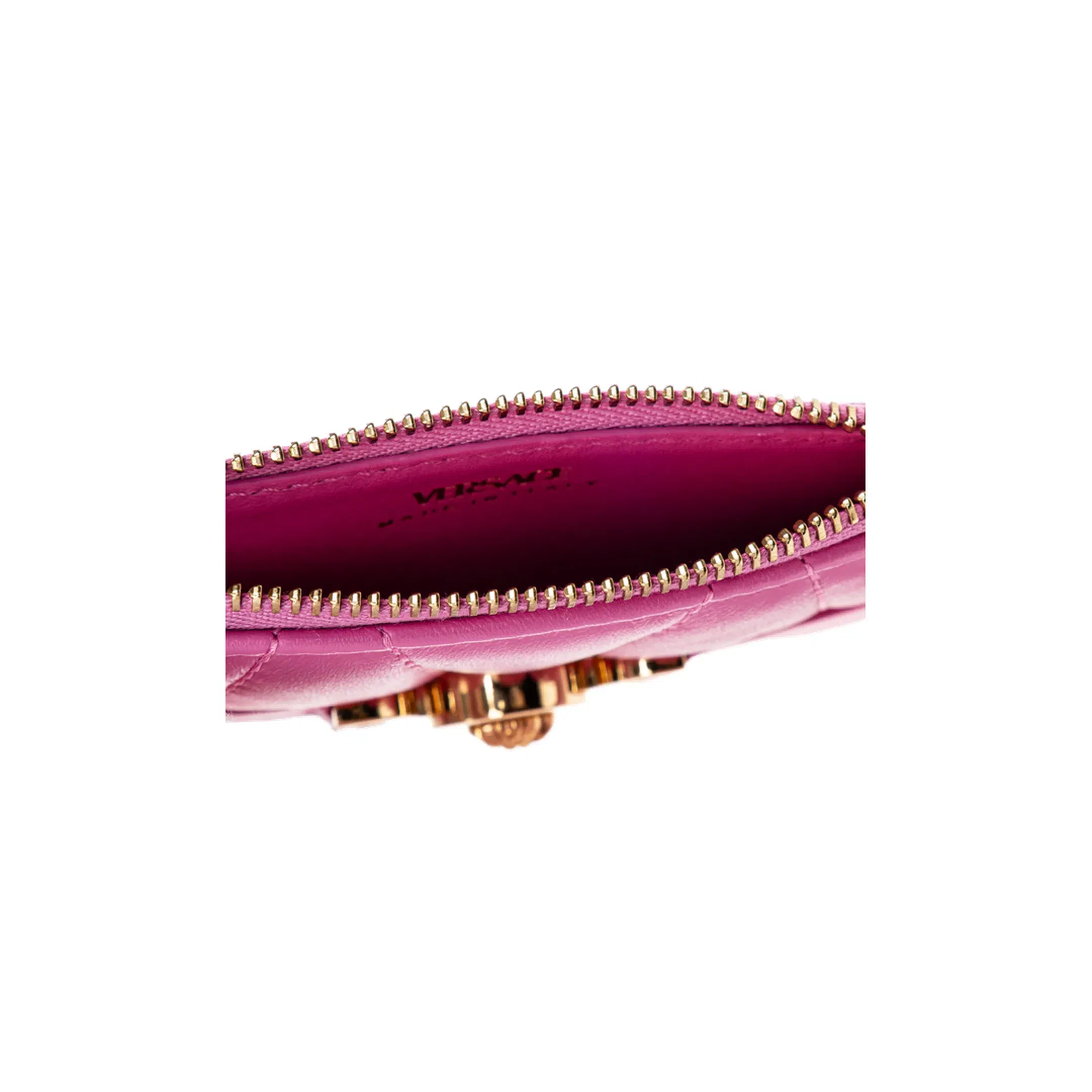 Medusa '95 Quilted Nappa Card Holder - Pink